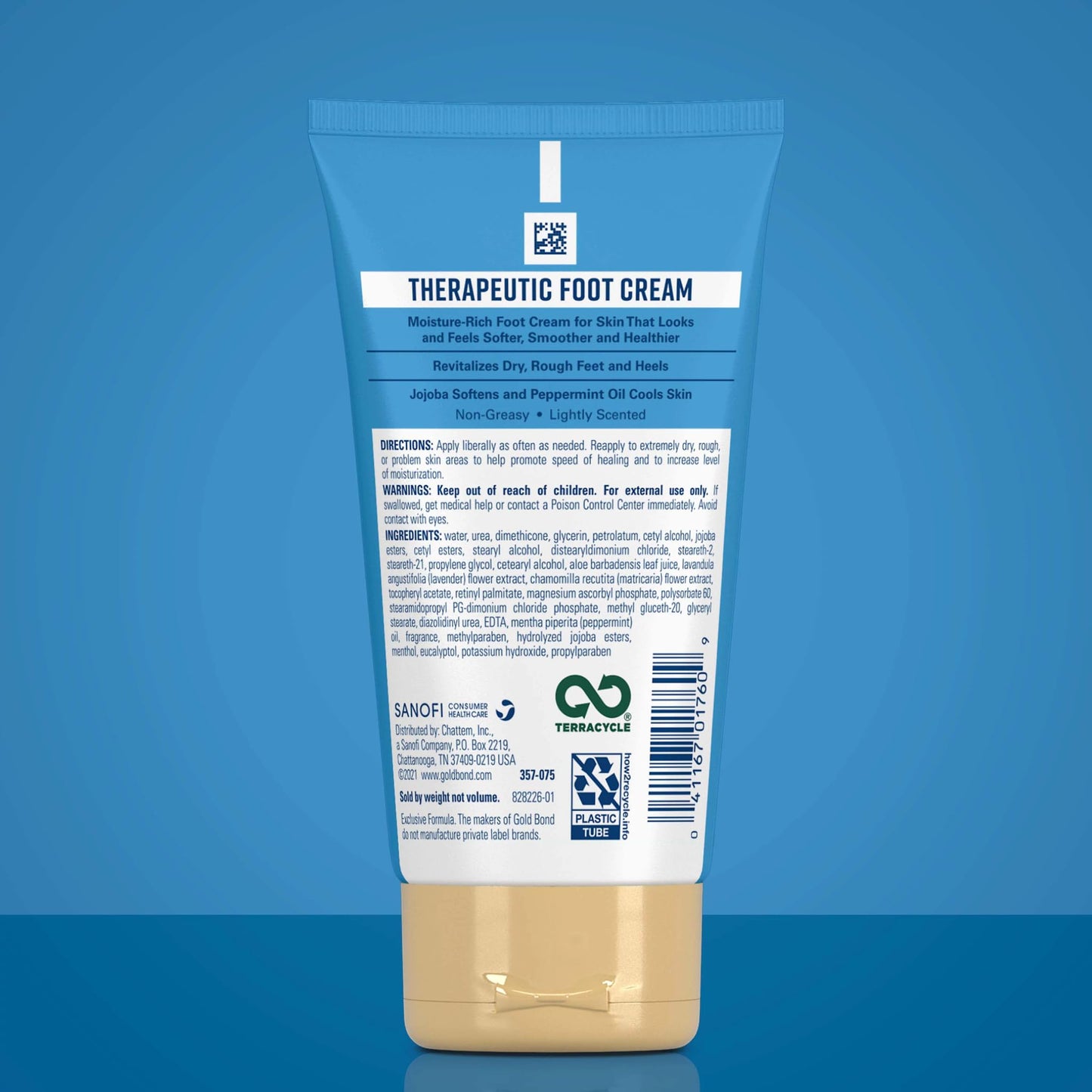 Gold Bond Foot Cream Triple Action 4 Oz (3 Pack)