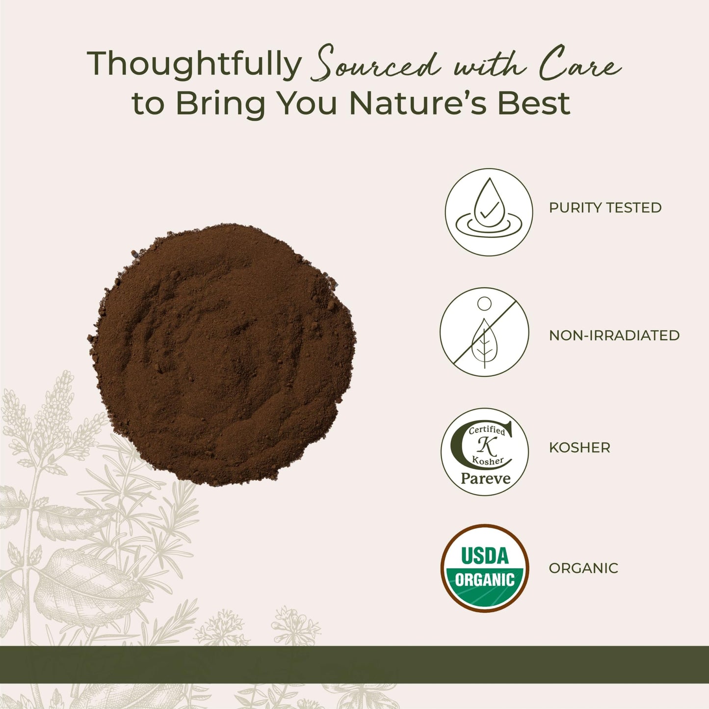 Starwest Botanicals Rhubarb Root Powder Organic - Dried Herb for Tea, Baking, & Herbal Blends, Pure Rheum Palmatum, Certified Kosher, Non-GMO - 4 oz Pouch