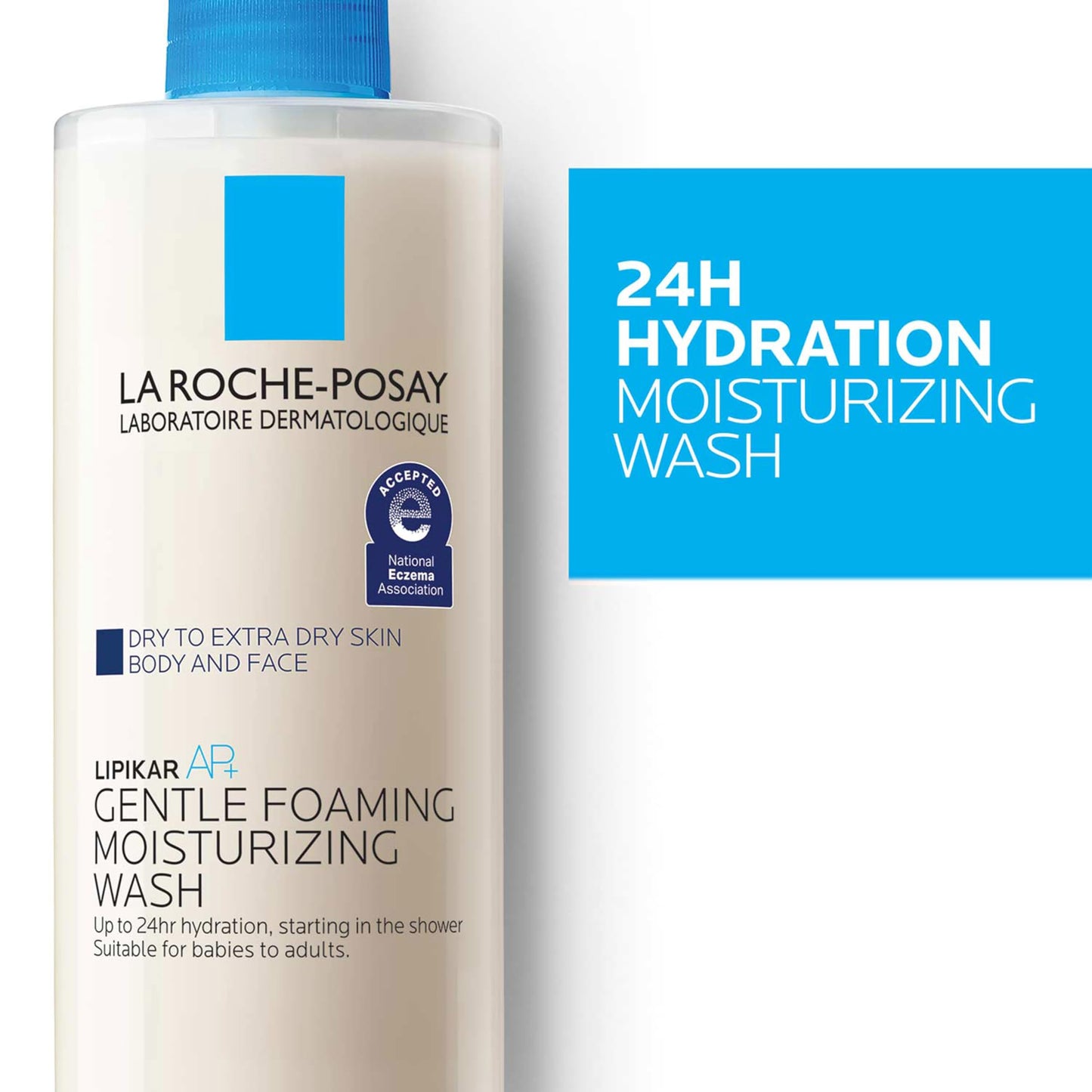 La Roche-Posay Lipikar AP+ Gentle Moisturizing Body Wash, 3.38oz