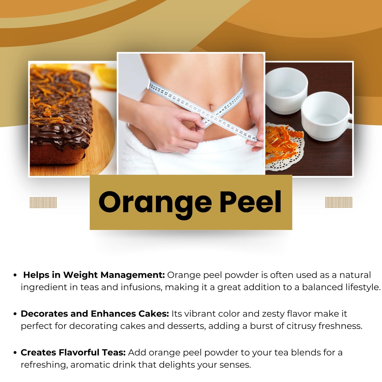 Herbs Botanica Dried Orange Peel Organic Cut & Sifted Naural Orange Zest for Herbal Tea Culinary Delights and Wellness Vegan, Non GMO & Gluten Free 8 oz