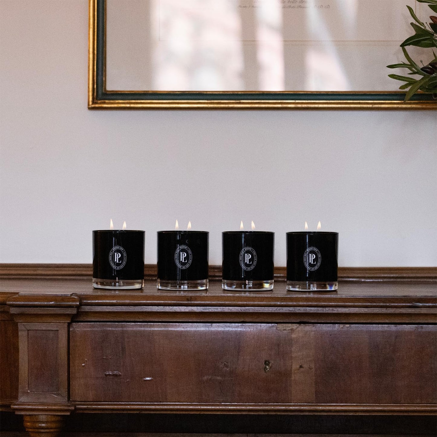 Preston Lane Complete Candle Set, 4 Double-Wick Scented Candles with Vegan, Soy Wax Blend, 7.5 Oz Each
