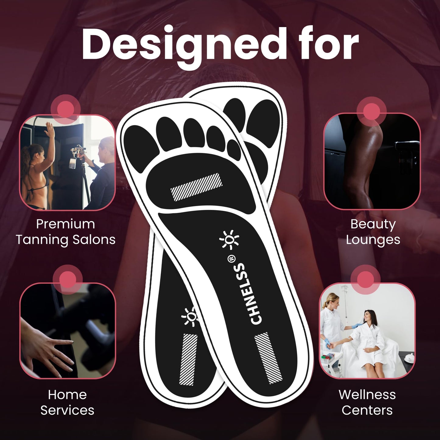 Black 120Pairs(240Feet)Disposable Spray Tanning Feet Pads for Hygienic Foot Protectors,Comfortable & Hygienic Spray Tan Pads Feet-Specifically for the Spray Tanning Industry or Salon,One Size-Non Slip