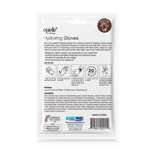 Epielle Hydrating Hand & Foot Masks (Glove & Socks 12pk) for Dry Hand, Dry & Cracked Heel | Spa Day | Shea Butter + Jojoba Oil + Vitamin E, Beauty Mothers Day Gifts