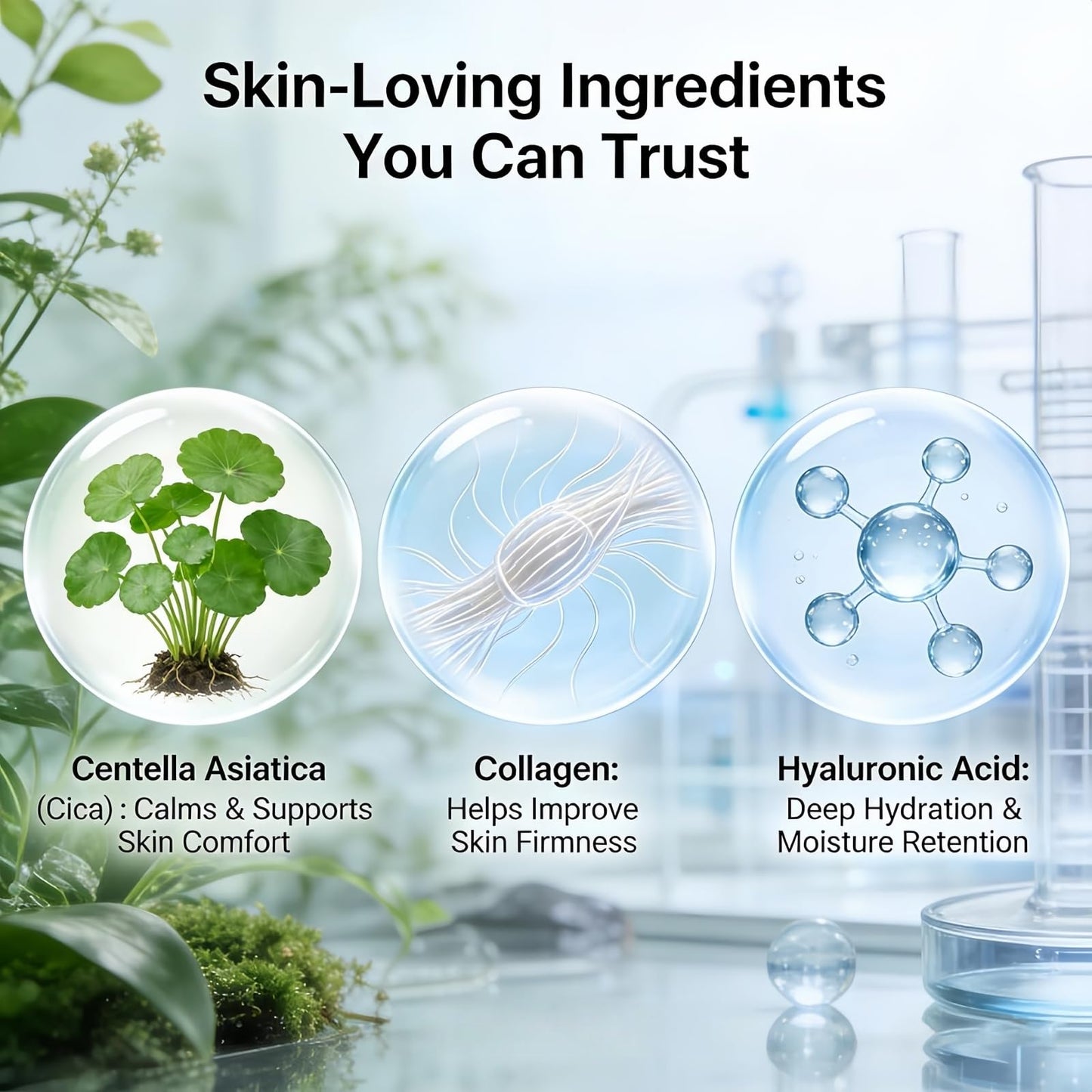WWNTUWL 2PCS All-In-One Time Reverse Cream, Deeply Moisturizes and Nourishes the Skin, Nourishing, Hydrates, Firms & Reduces Wrinkles with Centella Asiatica (Cica), Collagen & Hyaluronic Acid