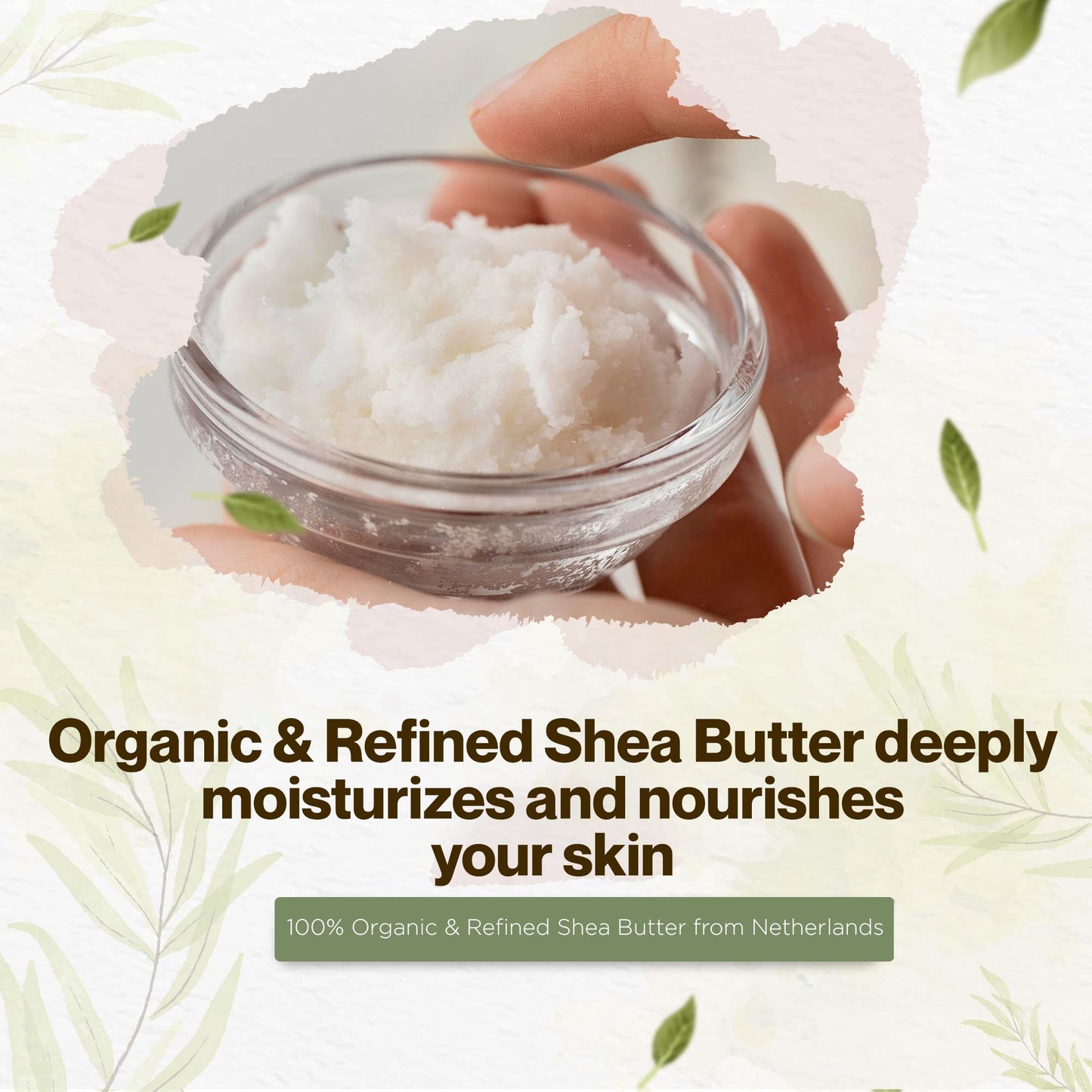 Organic Refined Shea Butter – Unscented & Smooth Texture – Premium Cosmetic Grade Shea Butter for Skincare, Hair Care, Soap Making, Lotions, Balms & DIY Formulations | France Net Wt. 3.5 kg / 7.7 lb