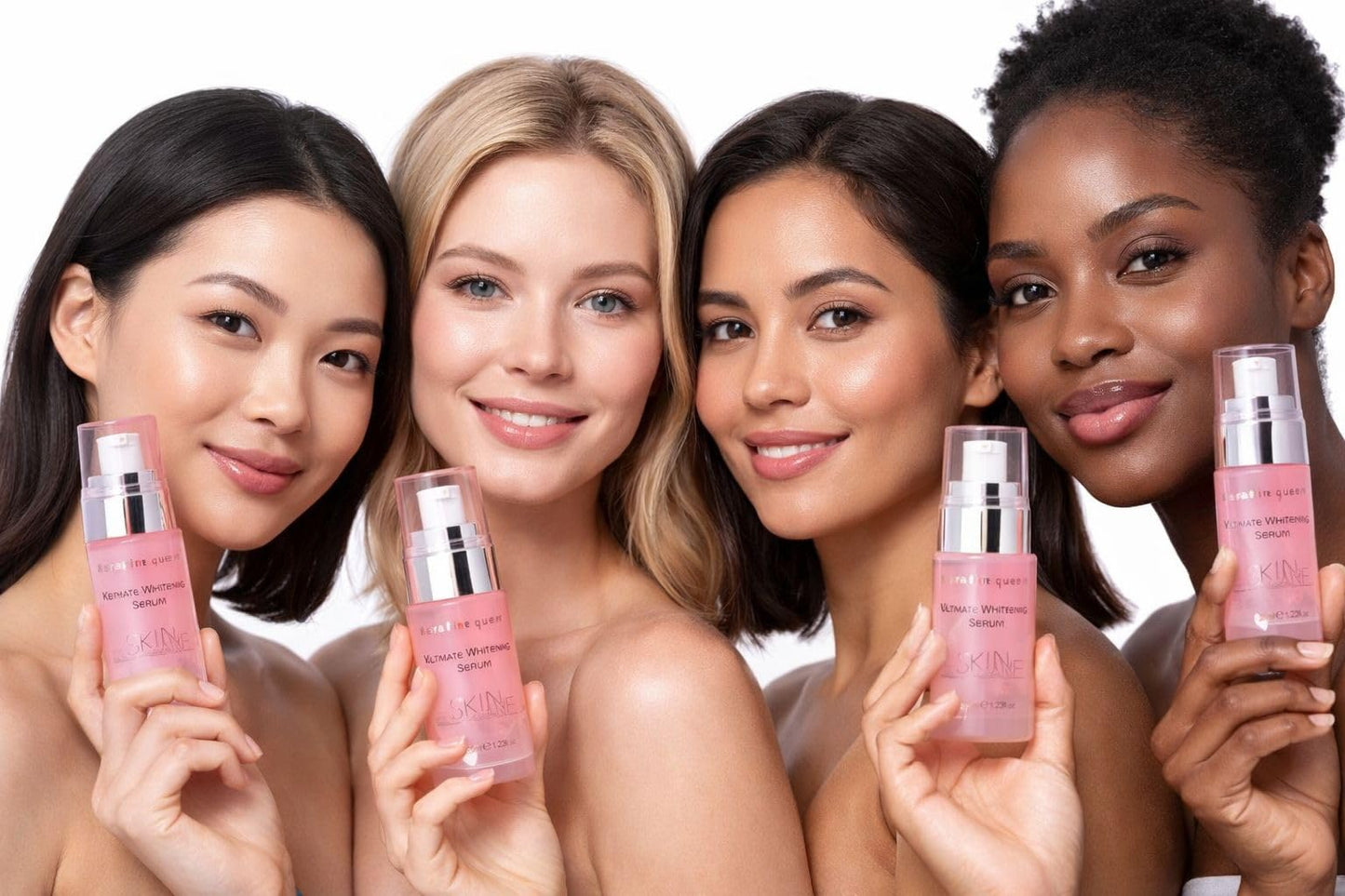 Keratin Queen Brightening & Whitening Serum for Even Skin Tone, with Vitamin C, Niacinamide & Hyaluronic Acid Hydration
