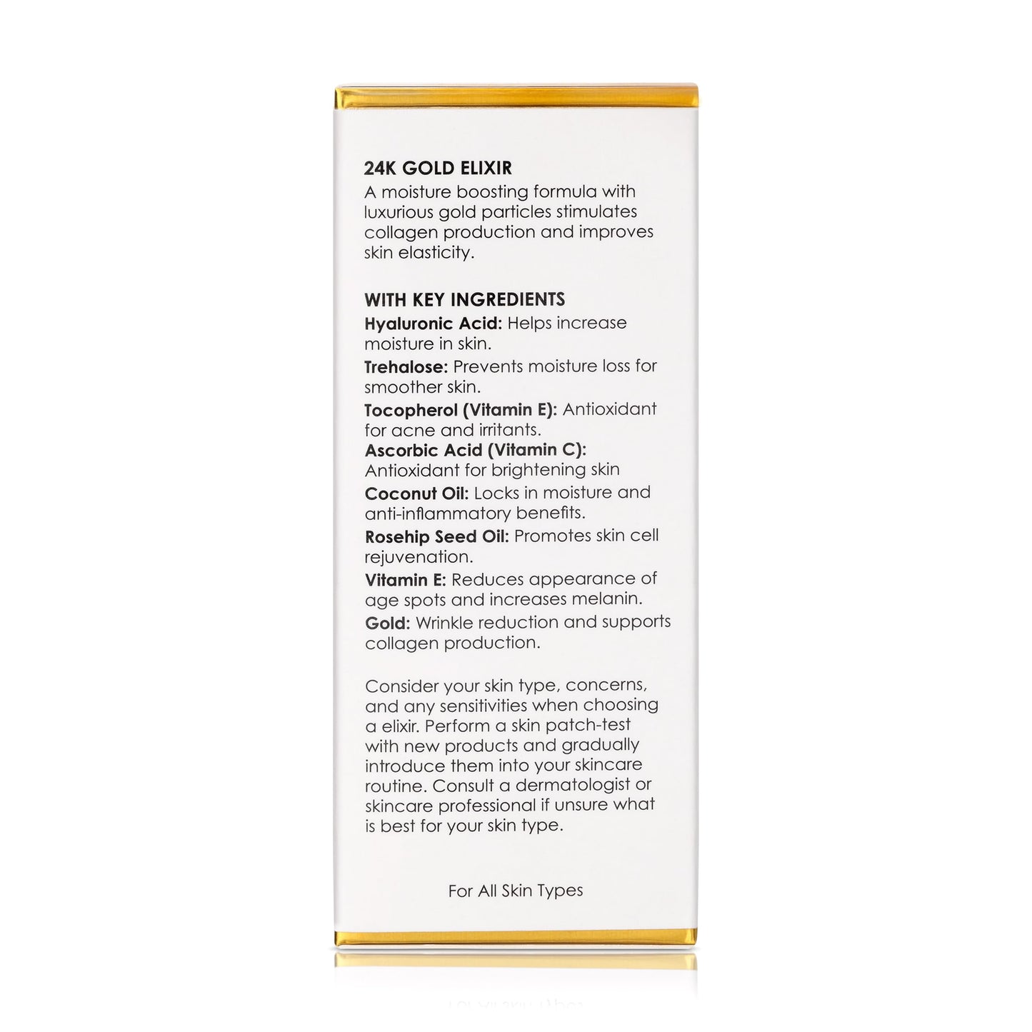 Shigeru Beauty 24K Gold Serum with Collagen, Hyaluronic Acid, Vitamin C, Vitamin E, Anti-Aging Face Serum for All Skin Types, Brightening