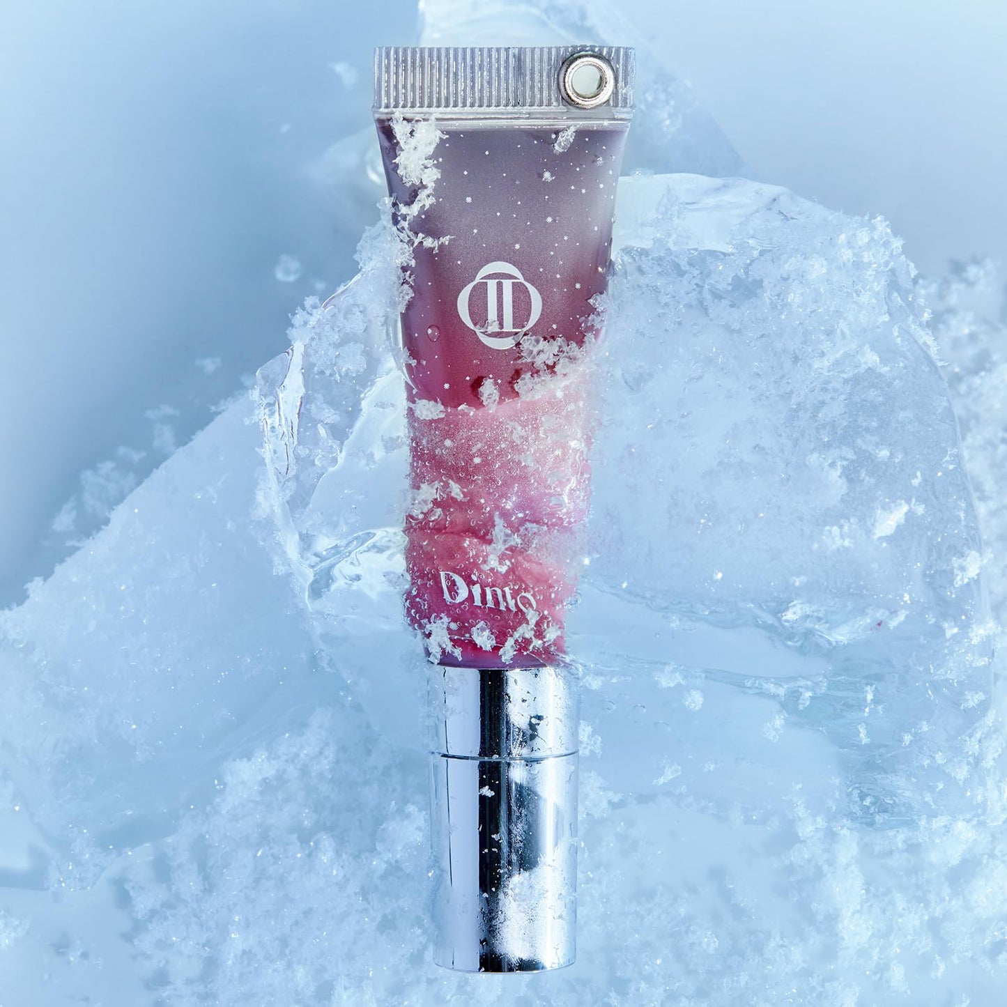 DINTO Frozen Lip Jelly - Icy Cool Plumping Lip Gloss with Metal Tip - High-Shine Non-Sticky Jelly Formula for Fuller, Juicy Lips - Vegan & Cruelty-Free - 0.34 fl oz - Shade 380 River