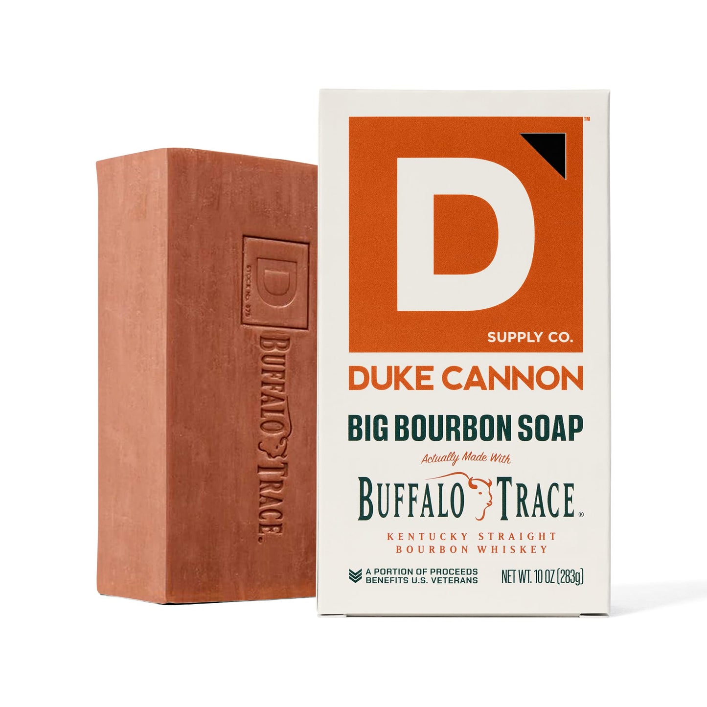 Duke Cannon Supply Co. Extra Large Bar Soap Bundle - Men's Natural Bar Soap with Masculine Scents - Big American Bourbon USA-made soap - All Skin Types -Big Brick of Soap - Bourbon,10 oz (6 Pack)