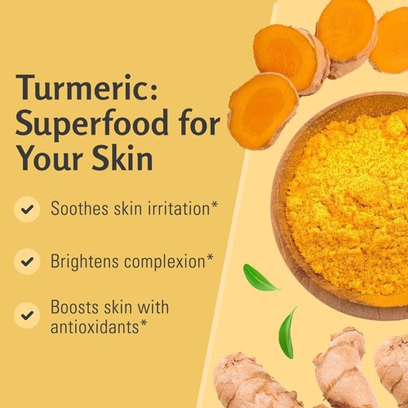 Exfoliating Body Scrub Turmeric Body Scrub and Skin Exfoliator with Collagen and Coconut Oil Gently Exfoliate Face Body Hand and Foot Scrub Moisturizing Body SkinCare products by M3 Naturals