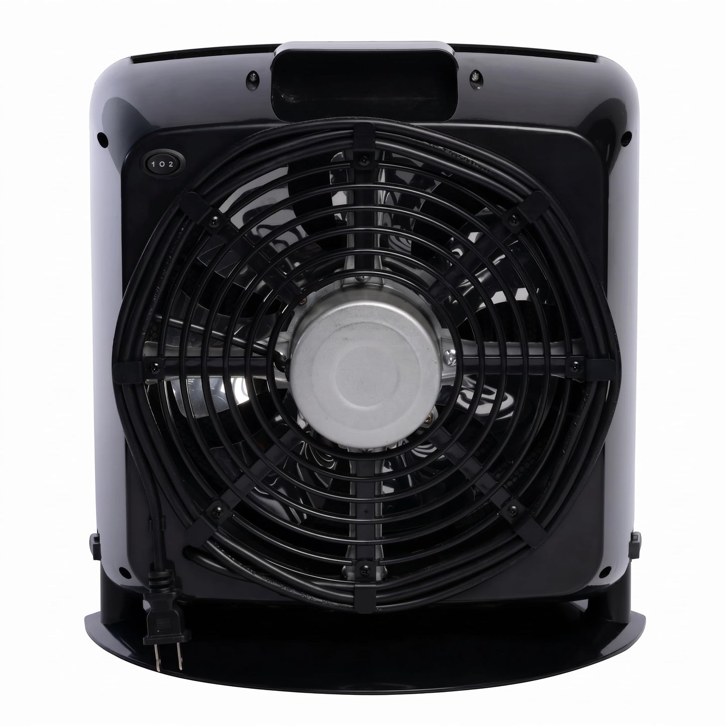 Naked Sun Wave Mini Extraction Fan - Portable Spray Tan Overspray Extraction Fan with Washable Filter, Adjustable Height Base, Compact Air Purifier for Salon Mobile Home Use