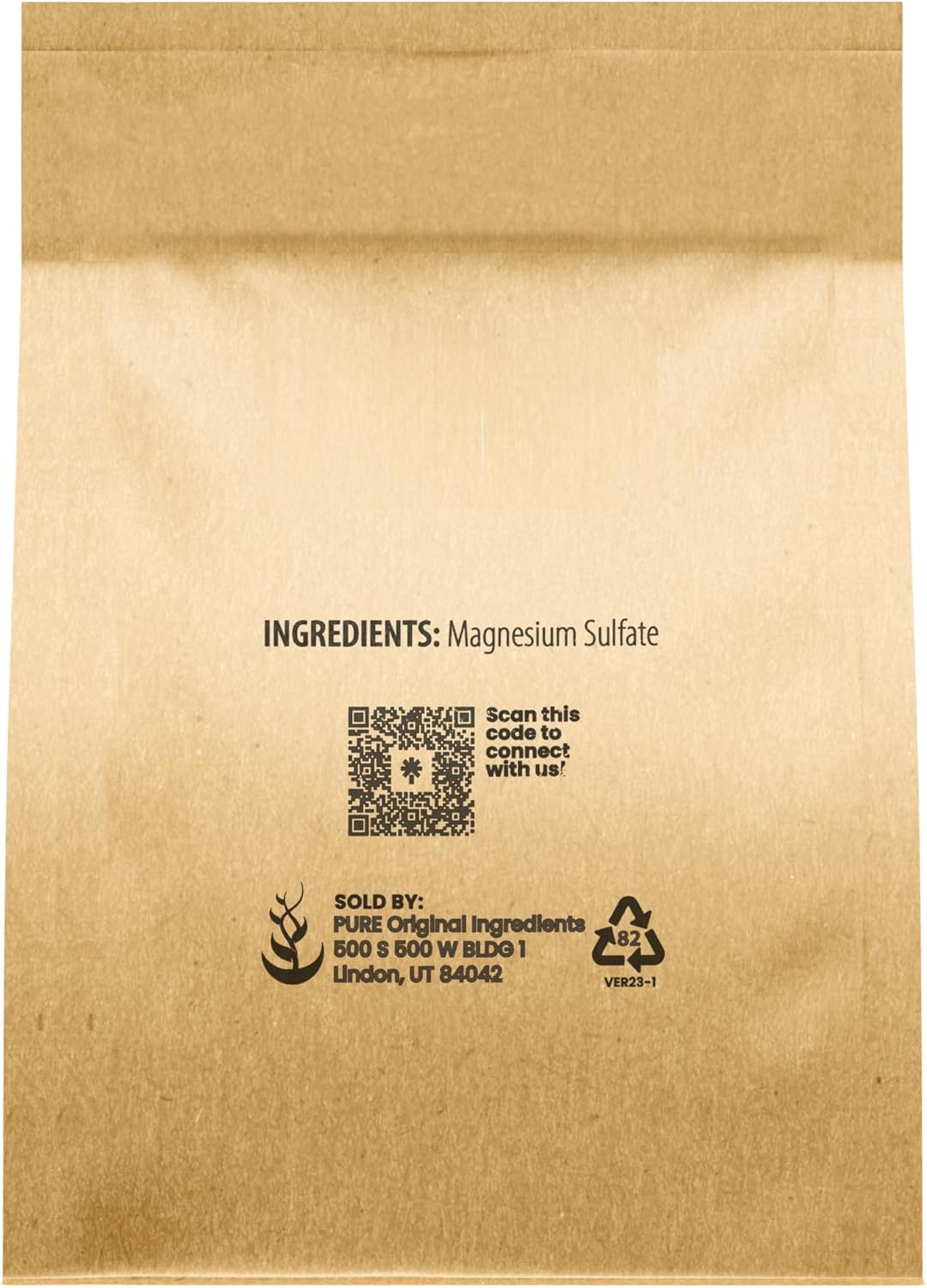 Pure Original Ingredients Epsom Salt (10 lb) Pure Magnesium Sulfate, Soaking Solution