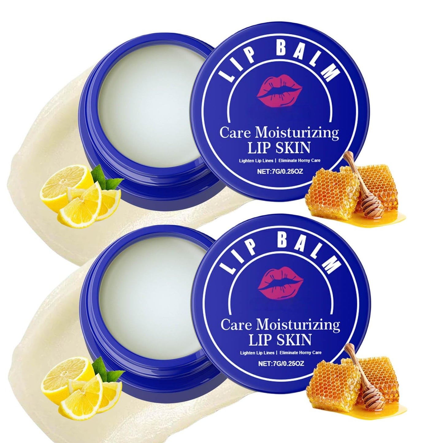 Lip Lightening Balm with SPF - Lip Lightening for Dark Lips, Black Lips Corrector Cream, SPF Lips Sunscreen/Balm/Moisturizer forLips Protection, Softening, Hydration, Repairing (2PCS)