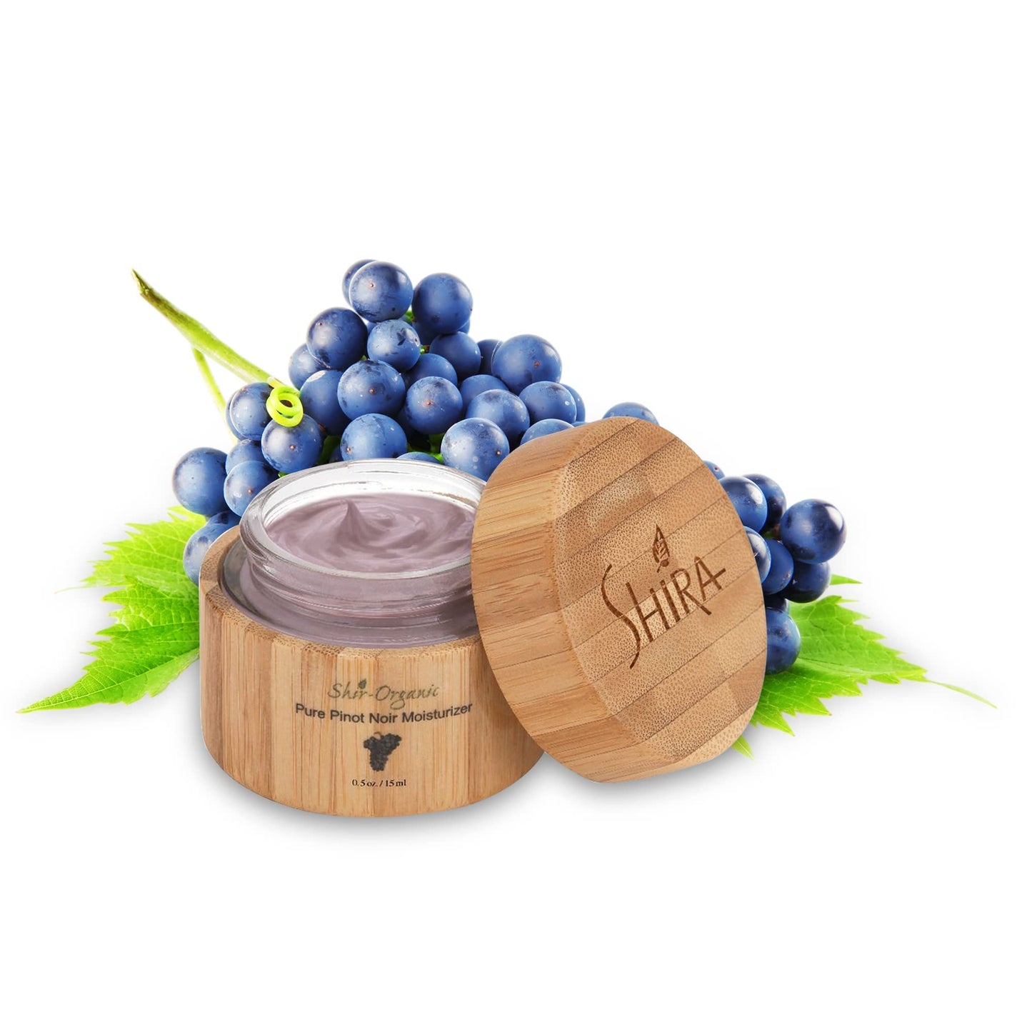 Shira Shir 50ml Organic Pinot Noir Moisturizer for Normal to Dry Skin – Hydrating Facial Cream with Natural Ingredients, Anti-Aging, Nourishing Skin Care for Dry Skin, Organic Skin Care Treatment