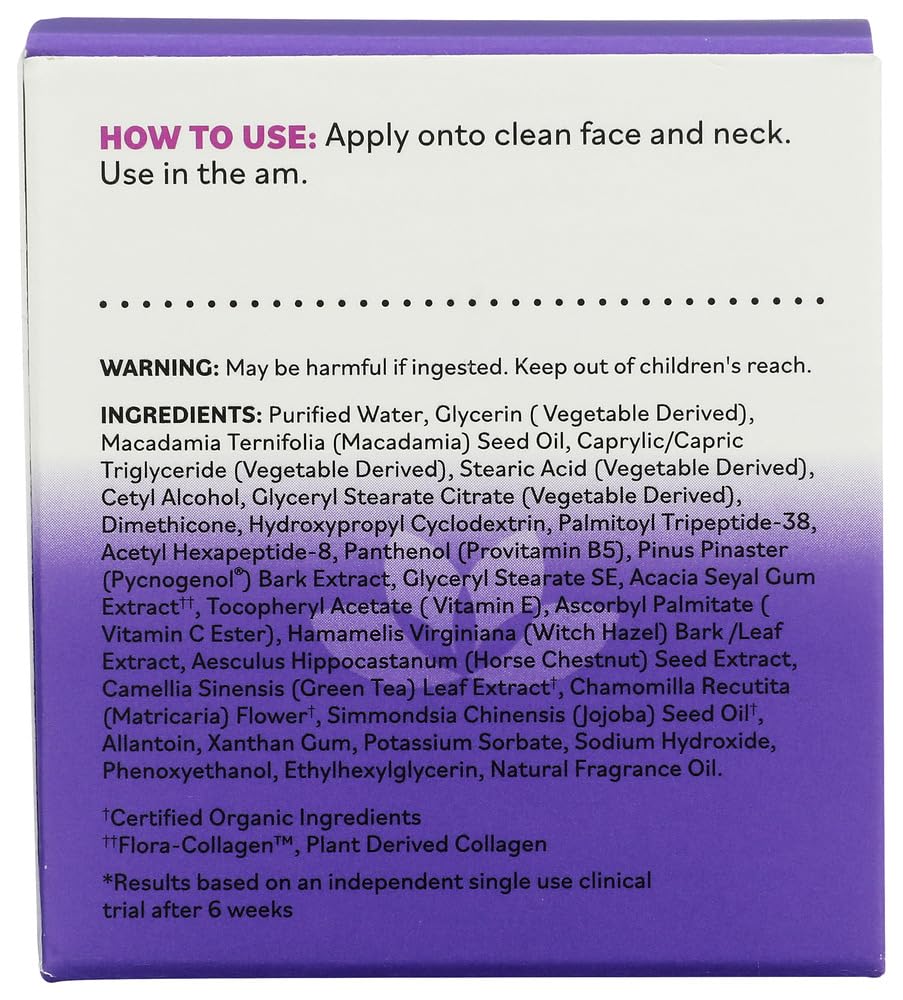 Derma E Advanced Peptides and Collagen Moisturizer – Double Action Face Cream with Peptide Complex – Intense Natural Collagen Moisture Day and Night Cream for Women, 2oz