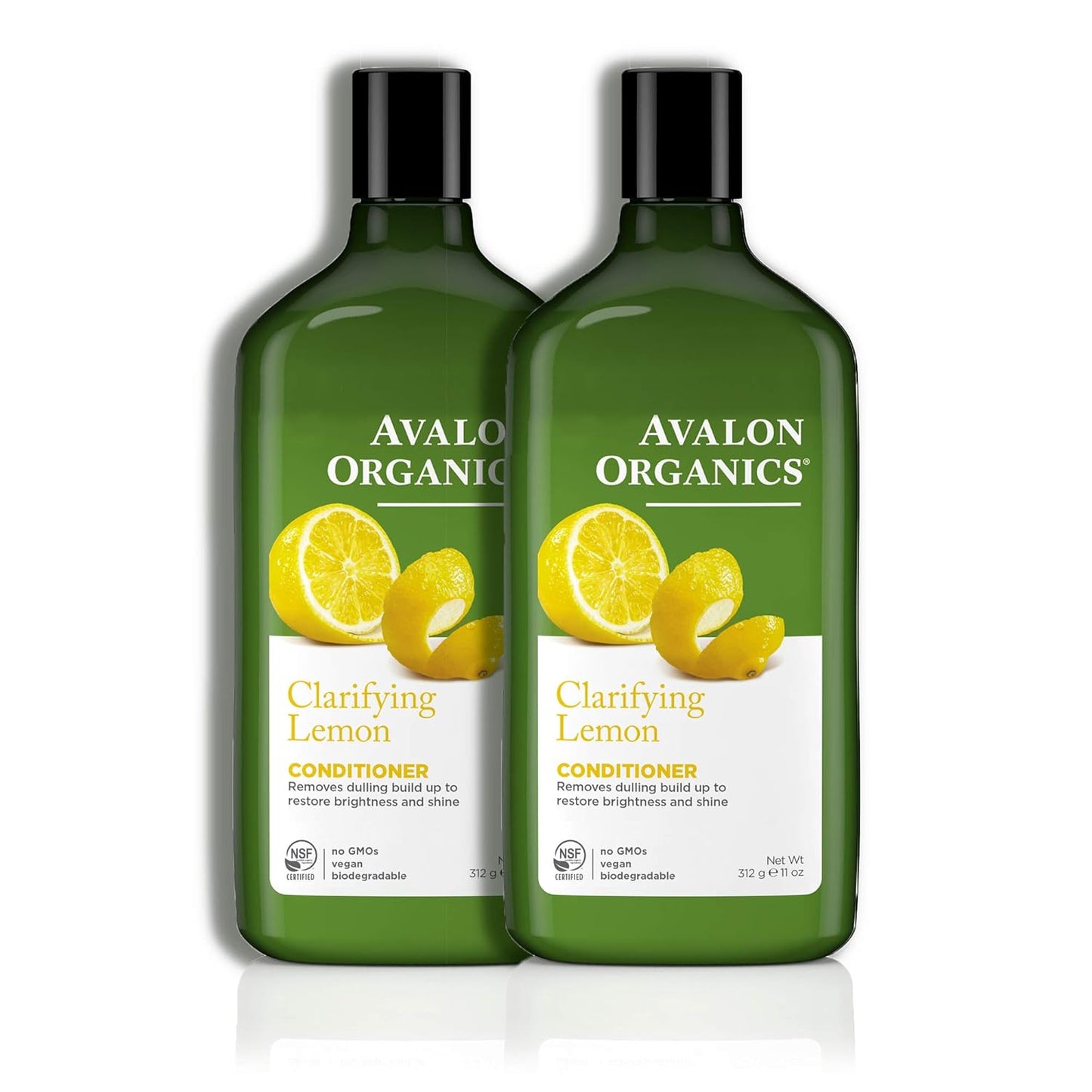 Avalon Organics Clarifying Lemon Conditioner, 11 oz (Pack of 2)