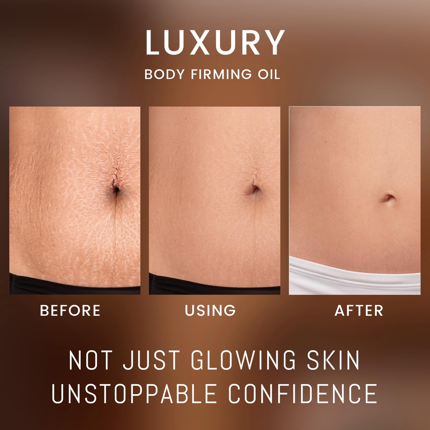 Body Firming Oil - Luxury Toning & Tightening Treatment for Crepey Skin - Hydrating, Nourishing Elixir to Improve Skin Texture & Elasticity - 120ml (3)
