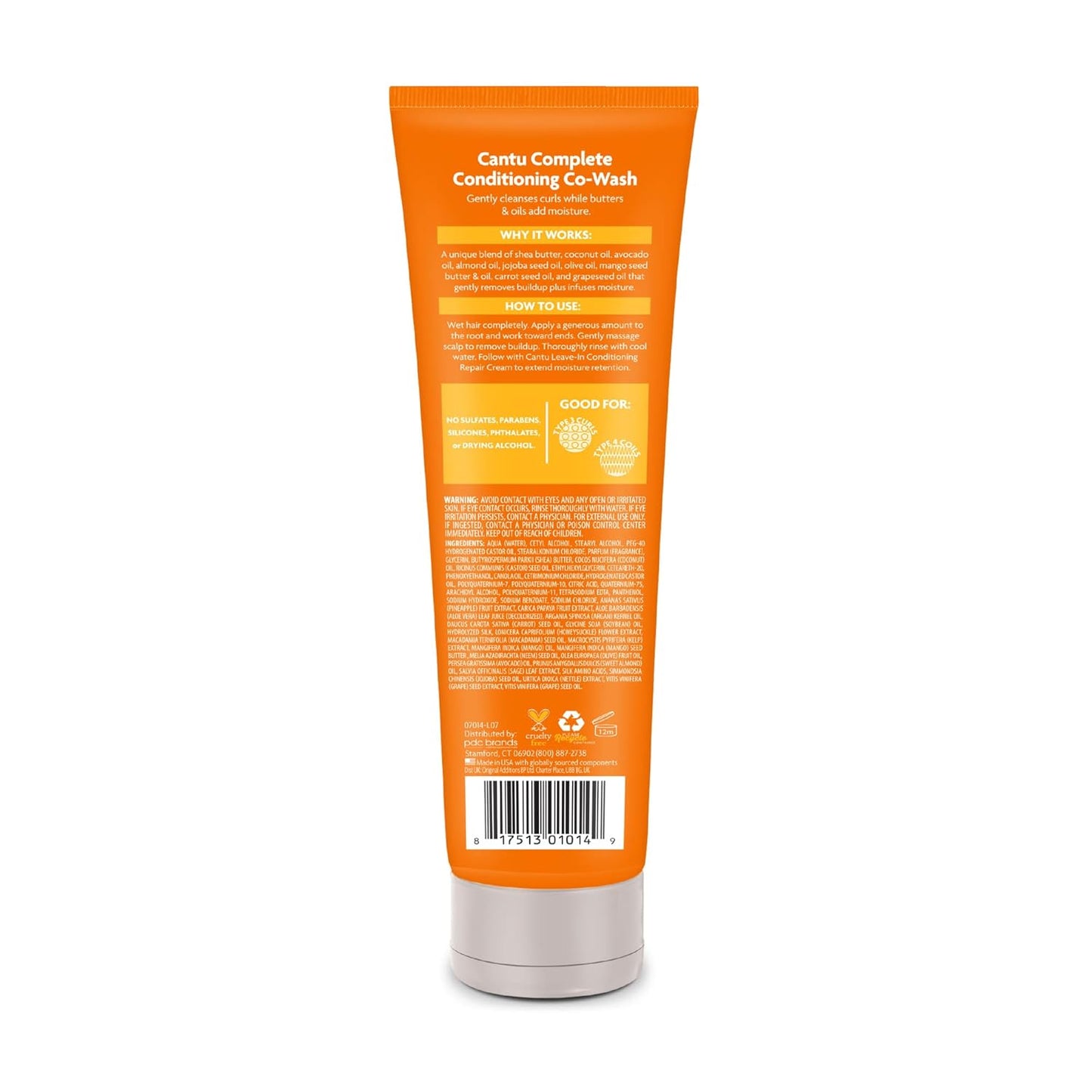 Cantu Shea Butter Conditioning Co-Wash for Natural Hair - 10oz (3-Pack)
