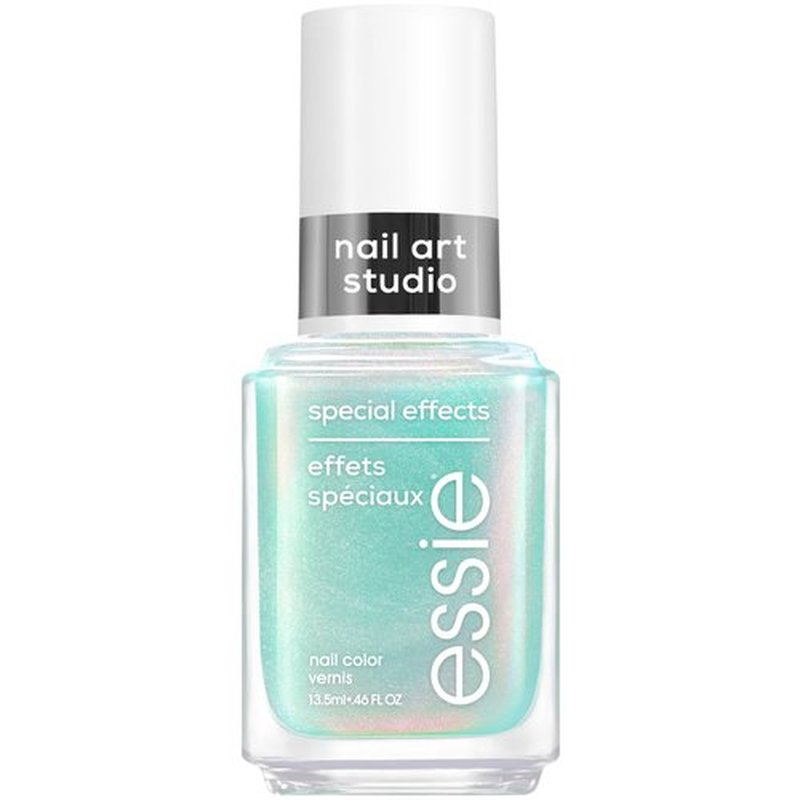 essie Nail Art Studio Special Effects Nail Polish, Chrome, Vegan, Aqua Nail Polish, Mystic Marine, 0.46 Fl Oz