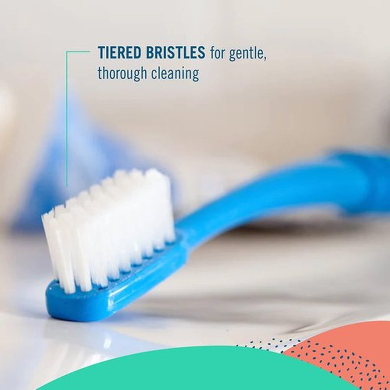 Preserve Eco Friendly Adult Toothbrushes, Made in The USA from Recycled Plastic, Lightweight Pouch, Medium Bristles, Colors Vary, 6 Pack