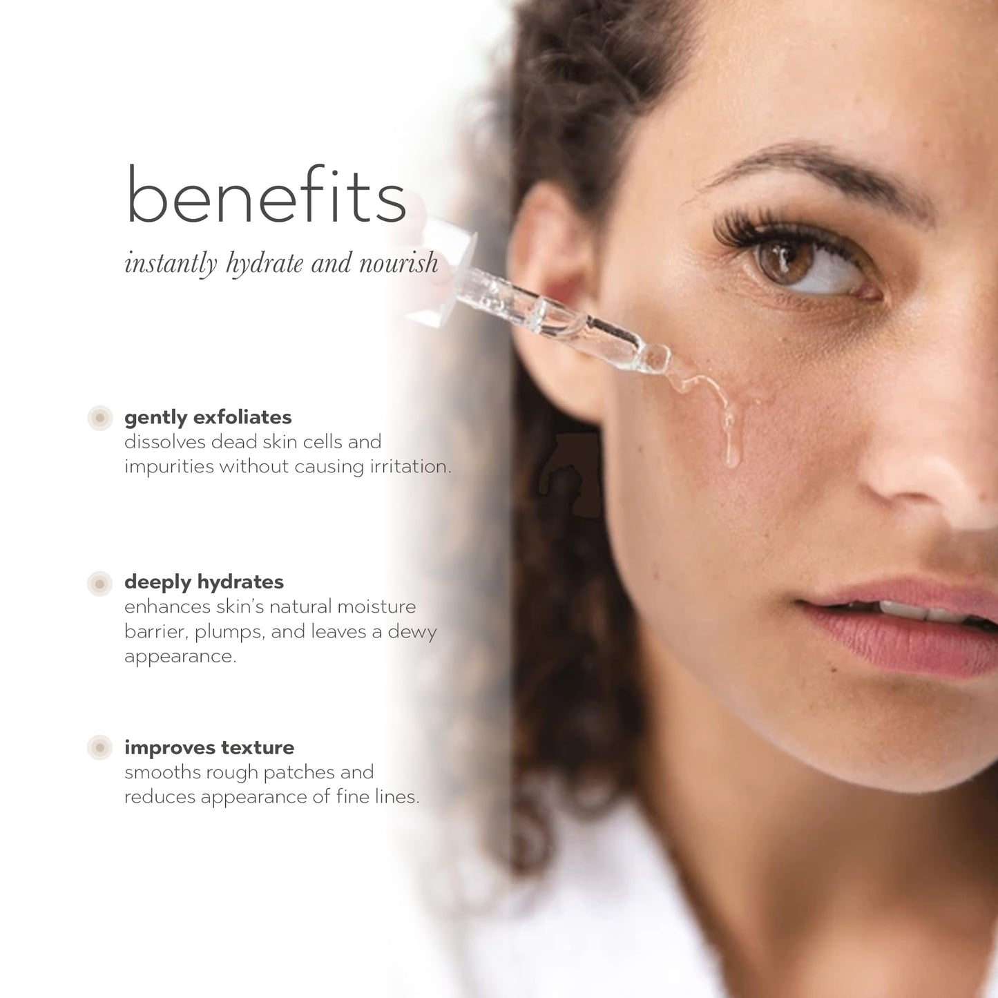 Measurable Difference Lactic Acid Face Serum, 1 oz - Exfoliate, Strengthen, and Hydrate Skin for Daily Protective Barrier
