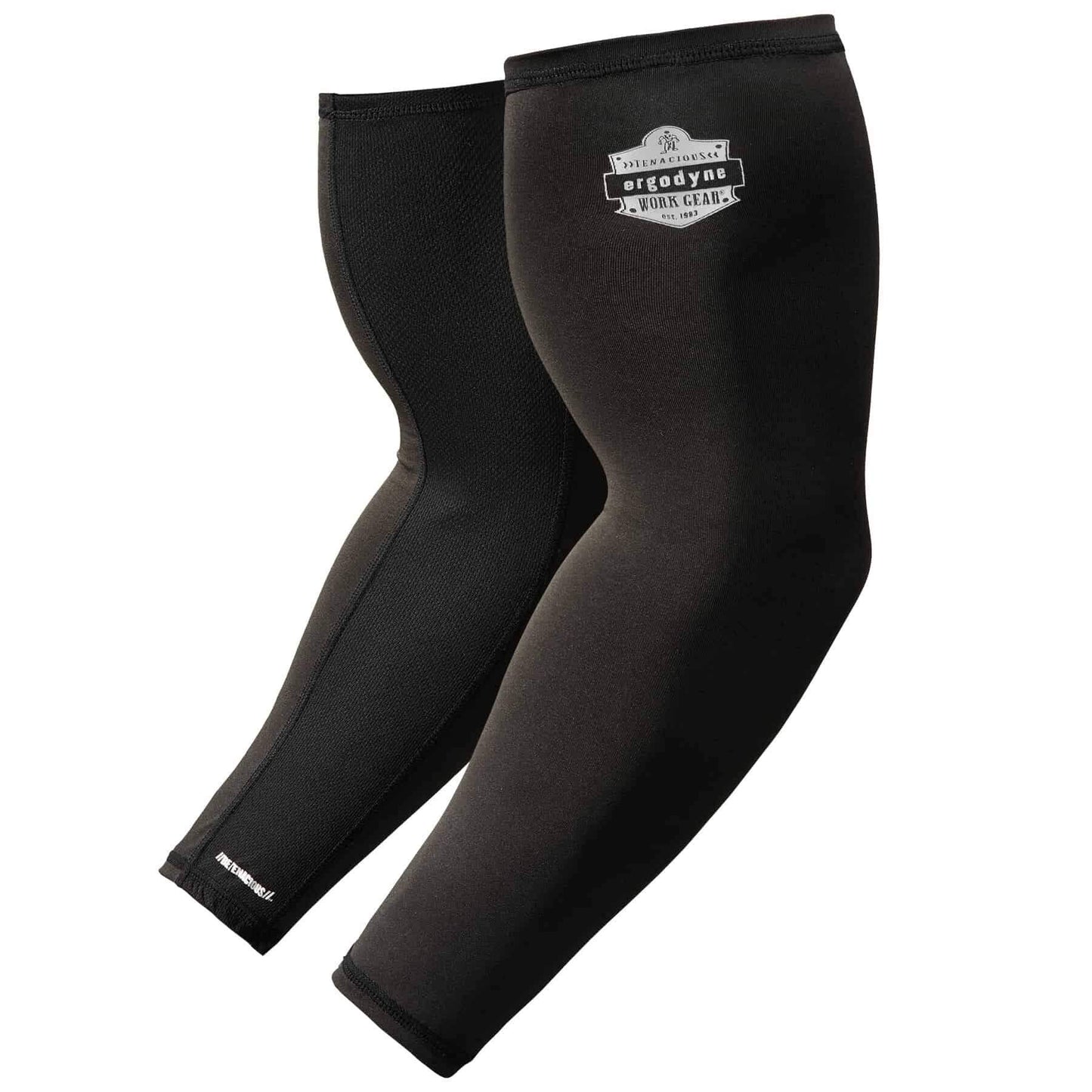 Cooling Arm Sleeves, Sized for Men &Women, UPF 50+ Sun Protection, Ergodyne Chill Its 6690,Black, Medium