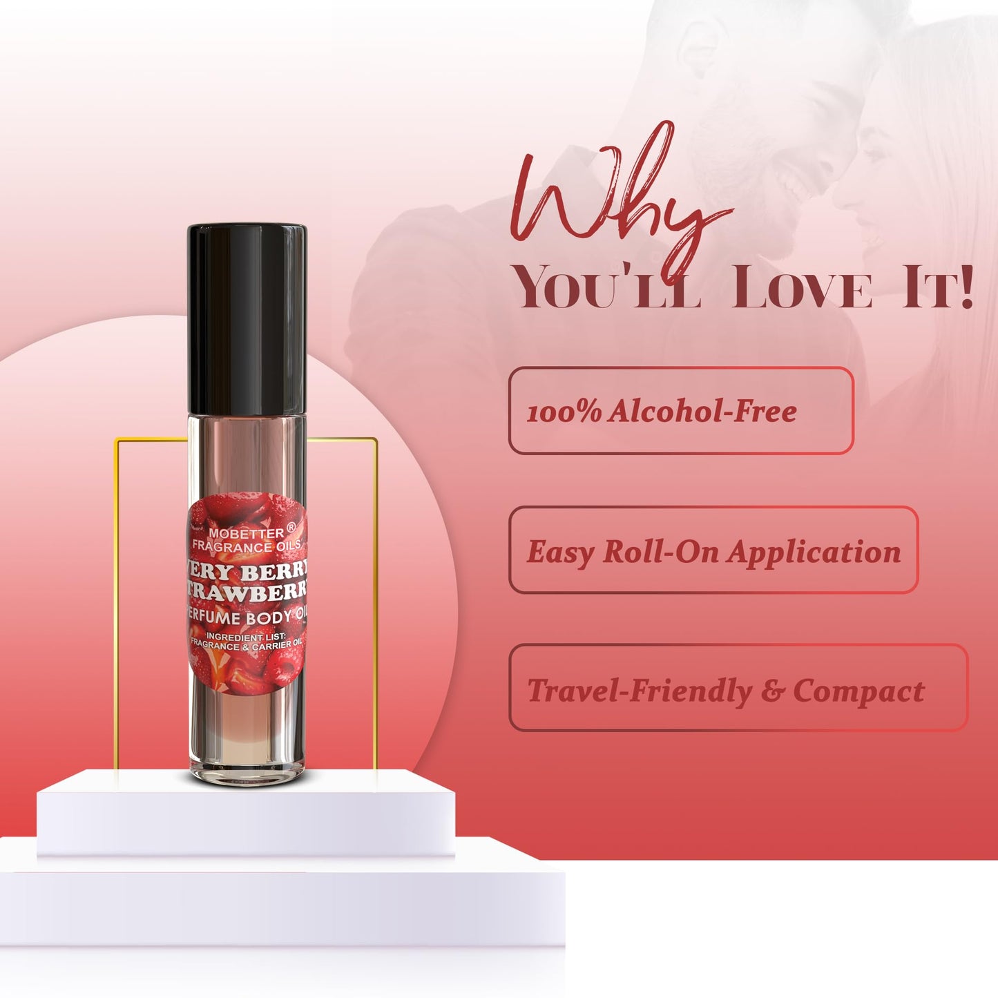 MOBETTER FRAGRANCE OILS Very Berry Strawberry Perfume Body Oil