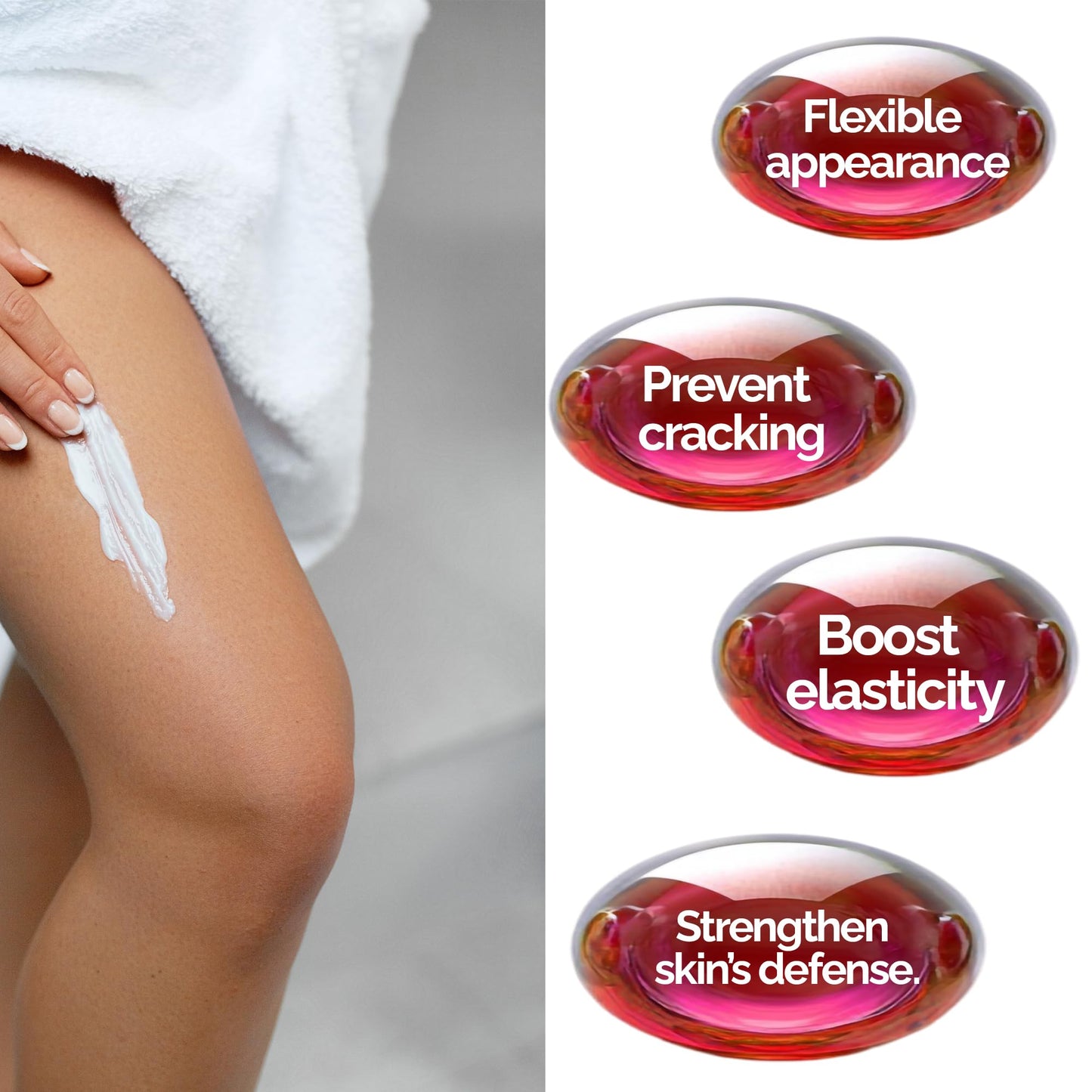 Mineaderm Anti-Stretch Mark Body Cream – Skin Firming & Smoothing Formula with Peptides, Shea Butter & Botanical Extracts – Hydrating Body Moisturizer for All Skin Types – 150 ml