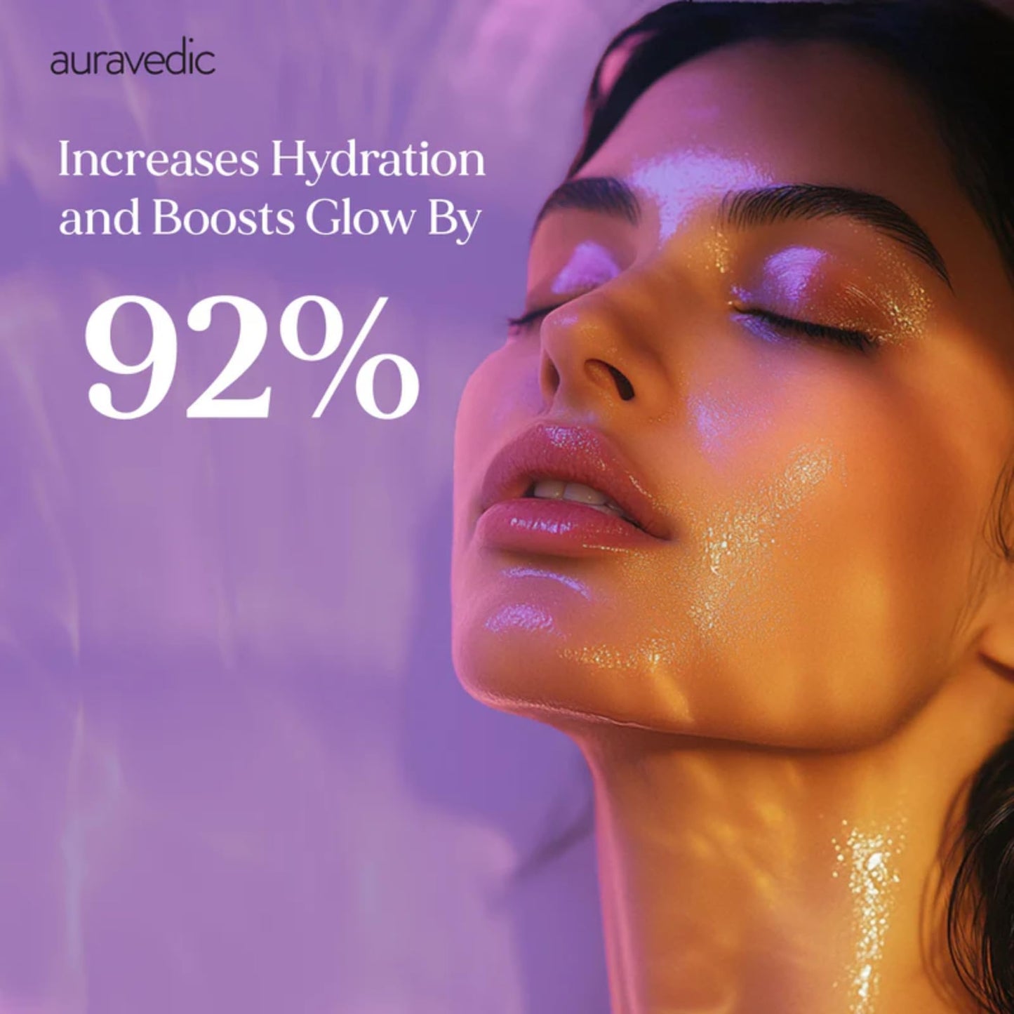 Auravedic Kumkumadi Overnight Face & Sleeping Mask | Deep Hydration & Plumping Night Treatment for Radiant-Looking Skin | Ayurvedic Face Mask for Dull, Dry Skin | 1.76 Oz (50g)