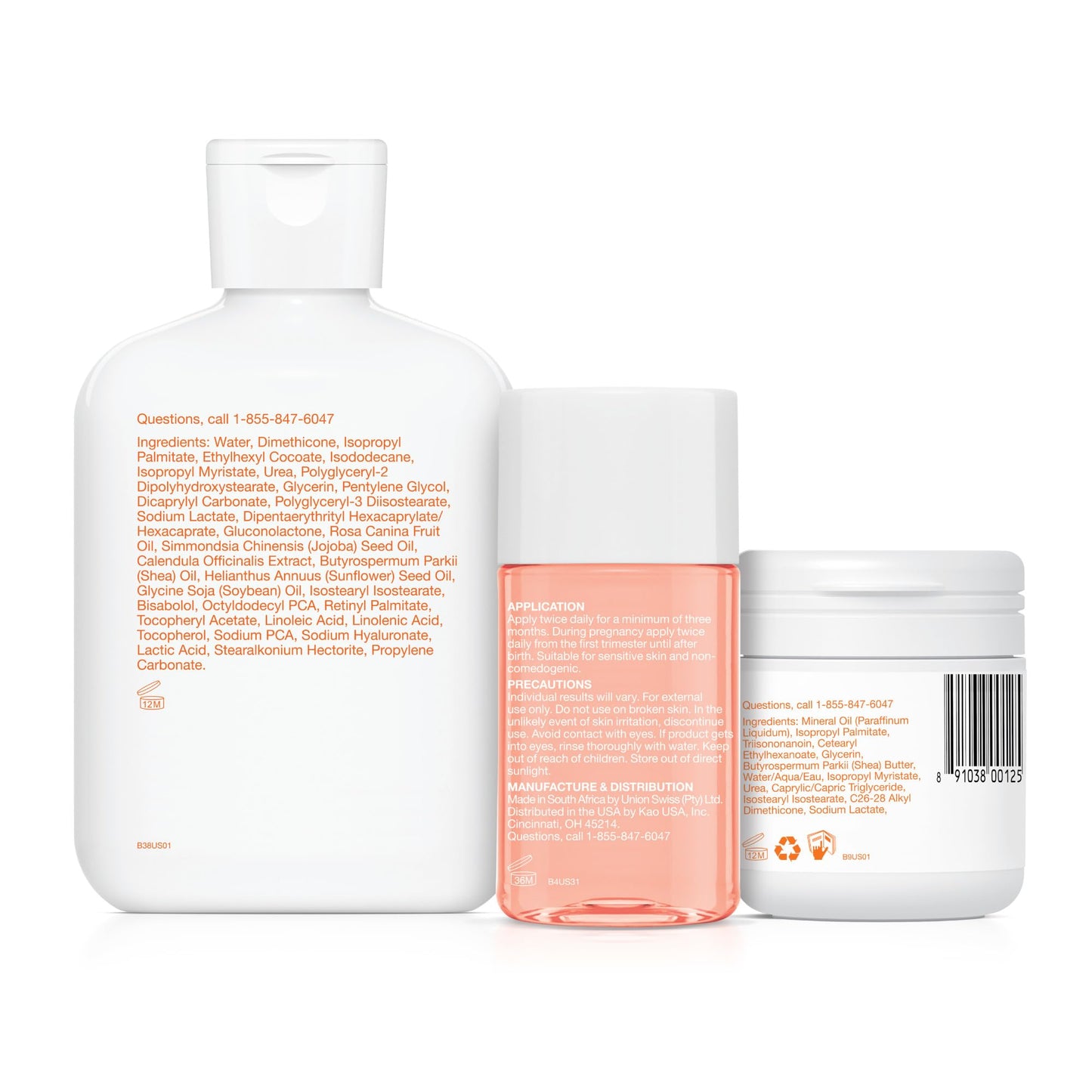 Bio-Oil Skincare Bundle, Stretch Marks & Dry Skin Trial Kit 3-Pc