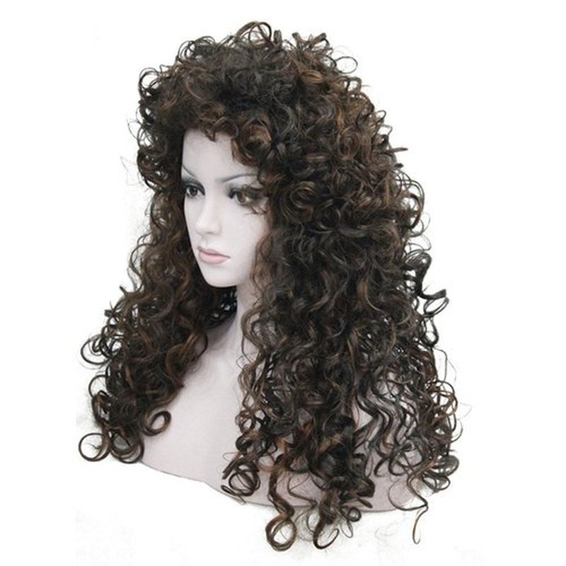 Aimole Synthetic Heat Resistant Hair Long Curly Wigs Cosplay Women Wig
