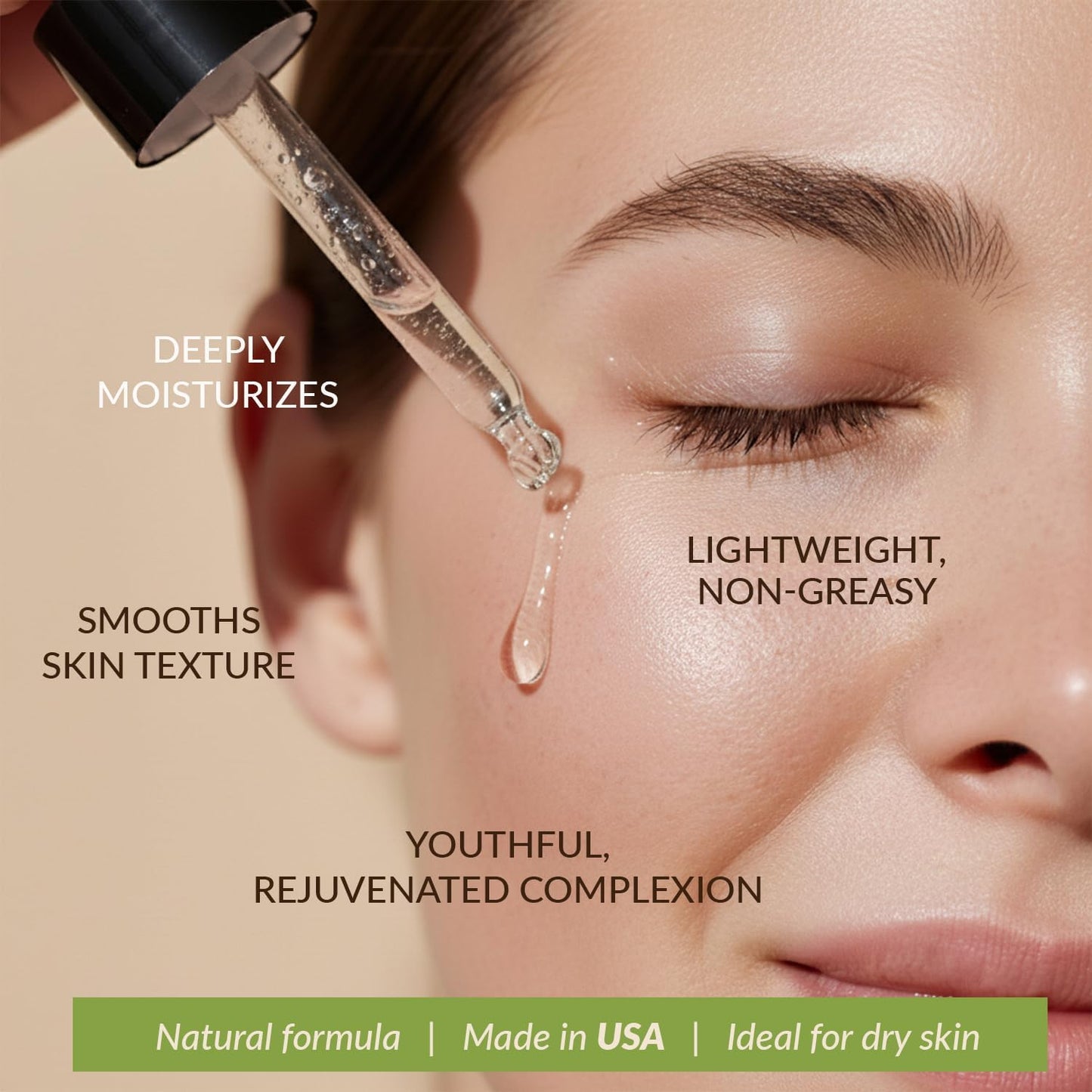 Bio Retinol Alternative Bakuchiol Serum - Smooths Skin & Reduces Fine Lines