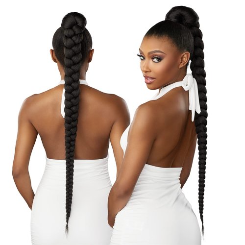 Sensationnel Lulu Pony Wrap - high heat synthetic yaki pony tail or up do wig piece - LULU PONY Wrap 1 (SM2/30)