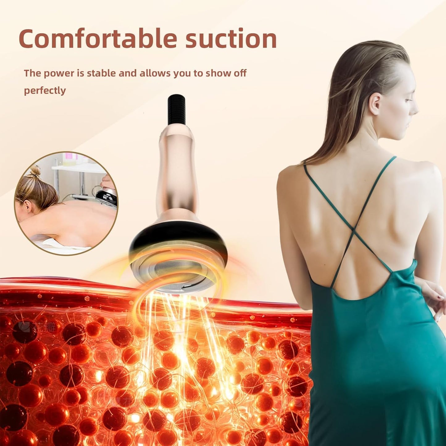 Comleify Body Massager for Multifunction Massage The Appearance of Cellulite Multifunctional Cellulite Remover for Whole Body