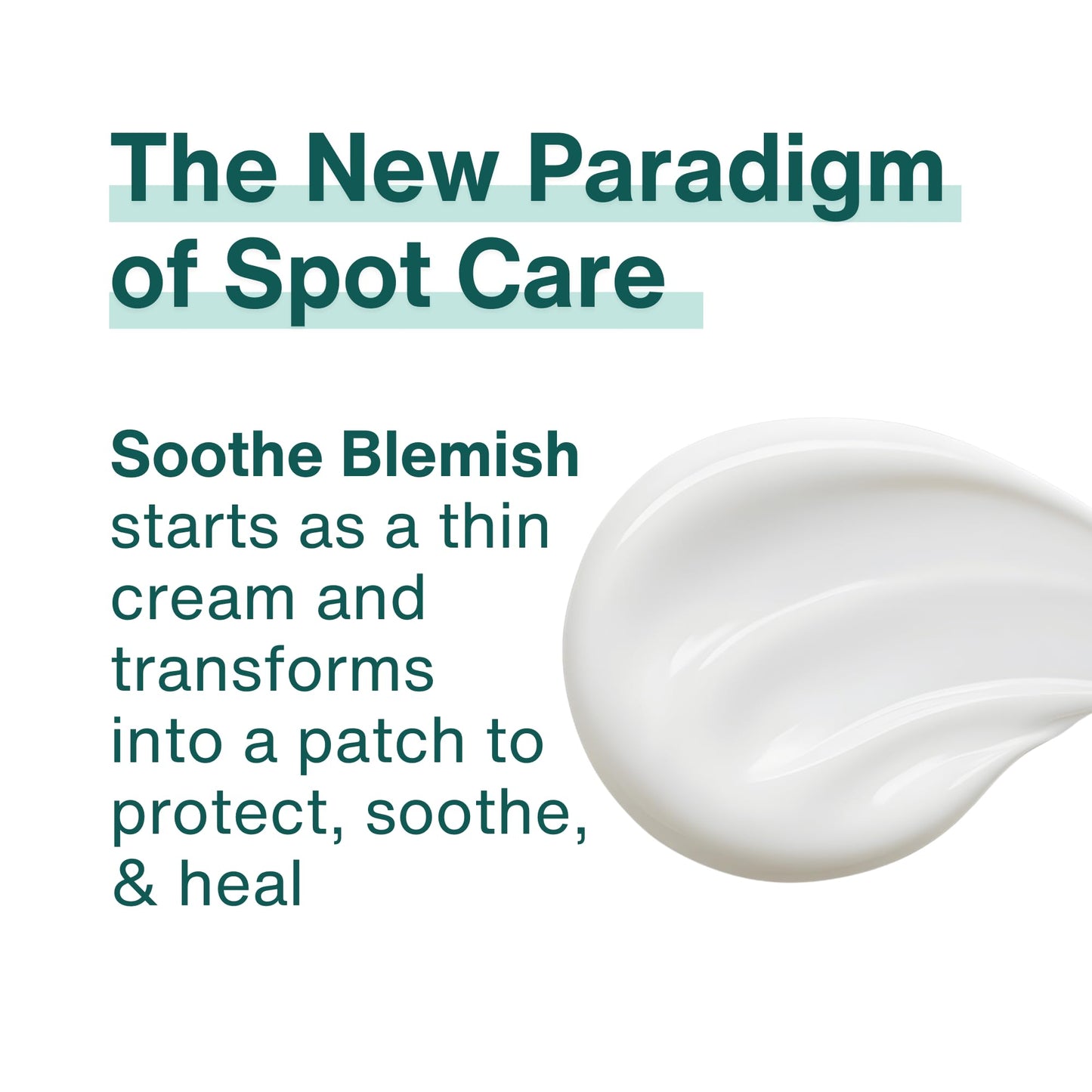 Soothe Blemish Cream | Green Tea Proactive Spot Care, Cream to Patch Formula, Hydrates and Soothes Skin, Makeup Friendly, Korean Skincare, 0.67 fl oz.