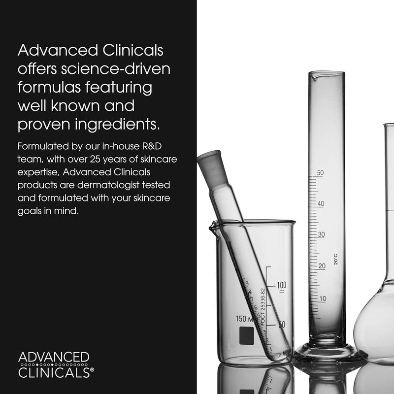 Advanced Clinicals 5-in-1 Eye Serum - Anti-Aging Under Eye Treatment for Dark Circles & Puffiness | 2 Fl Oz