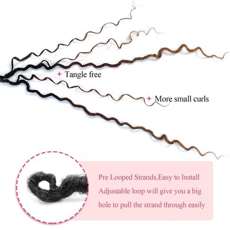 Goddess Locs Crochet Hair For Black Women 18 Inch 8 Packs Faux Locs Crochet Hair Crochet Locs Crochet Hair Pre Looped Crochet Locs River Locs With Curly Ends (1B/30/27#)