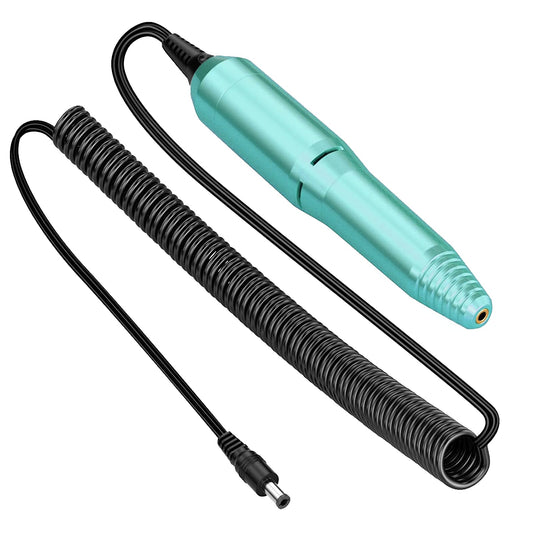 Nail Drill Handpiece Replacement for Professional Nail Drill Machine, 20000 RPM Handpeice Replacement Parts for SUBAY, ALLE˙S, HOINVO and JIASHENG, Green
