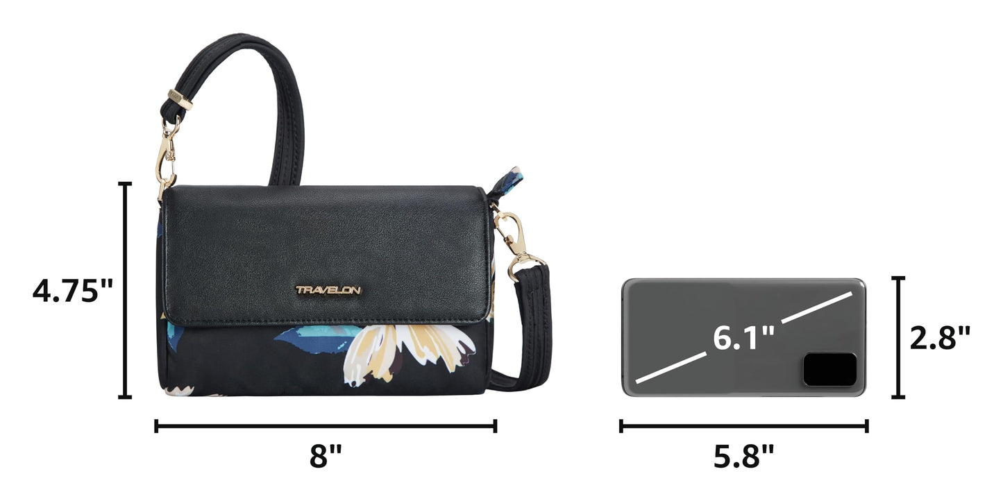 Travelon Anti-Theft Addison Convertible Crossbody/Belt Bag