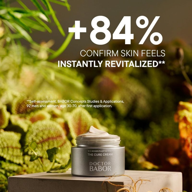 Babor The Cure Cream - Deep Hydration Face Moisturizer with 15% Biogen Extract & Panthenol | 50ml