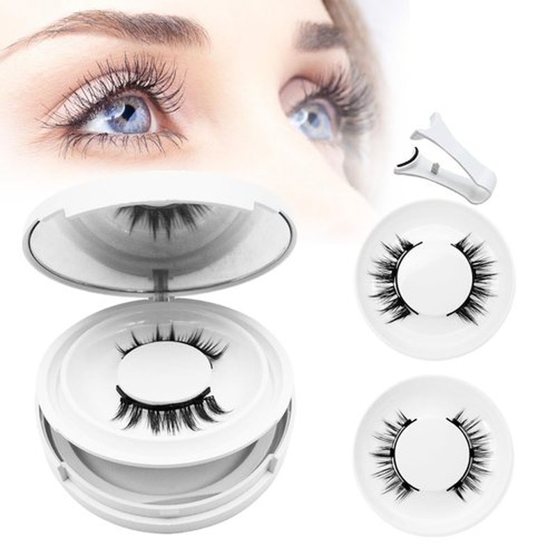 Magnetic Eyelashes with Applicator,Krafty Magnetic Eyelashes,Magnetic Eyelashes,Magnetic Eyelashes Natural Look（Ntural+Simple）