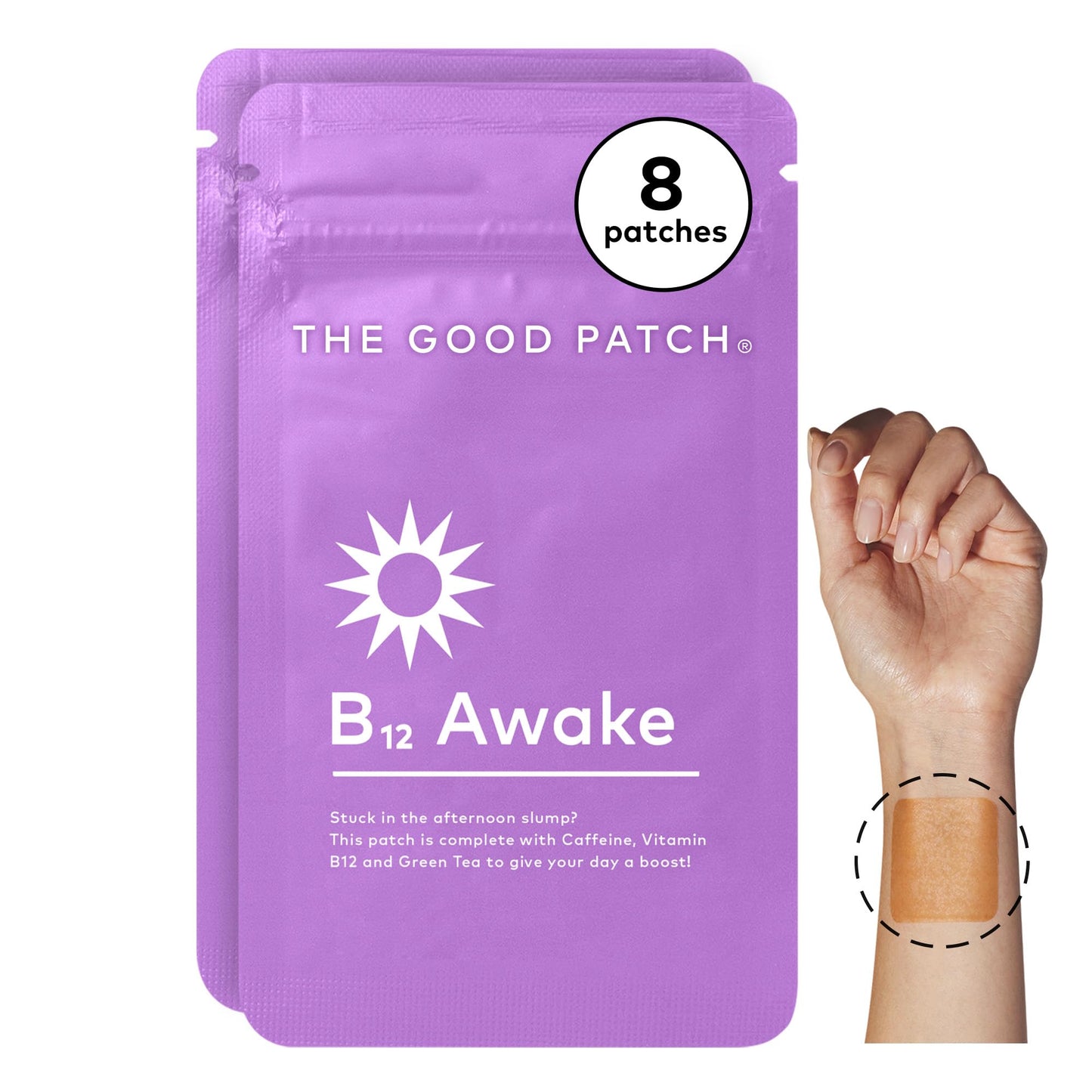 The Good Patch B12 Awake Energy Patch (8 Total Patches)