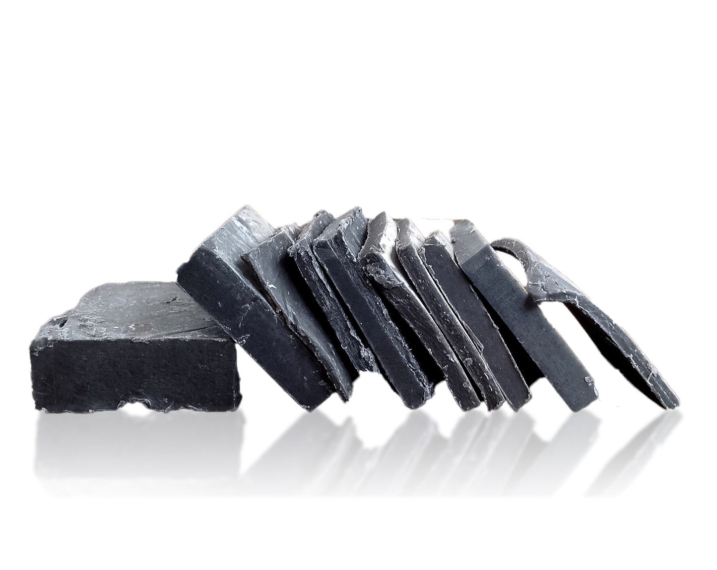 Aspen Kay Naturals - 1 Pound Bag of Fugly Soap, a Mixture of Dented & Imperfect Soap Bars, Soap Ends & Chunks. Natural & Organic Ingredients. (Dead Sea Mud & Charcoal)