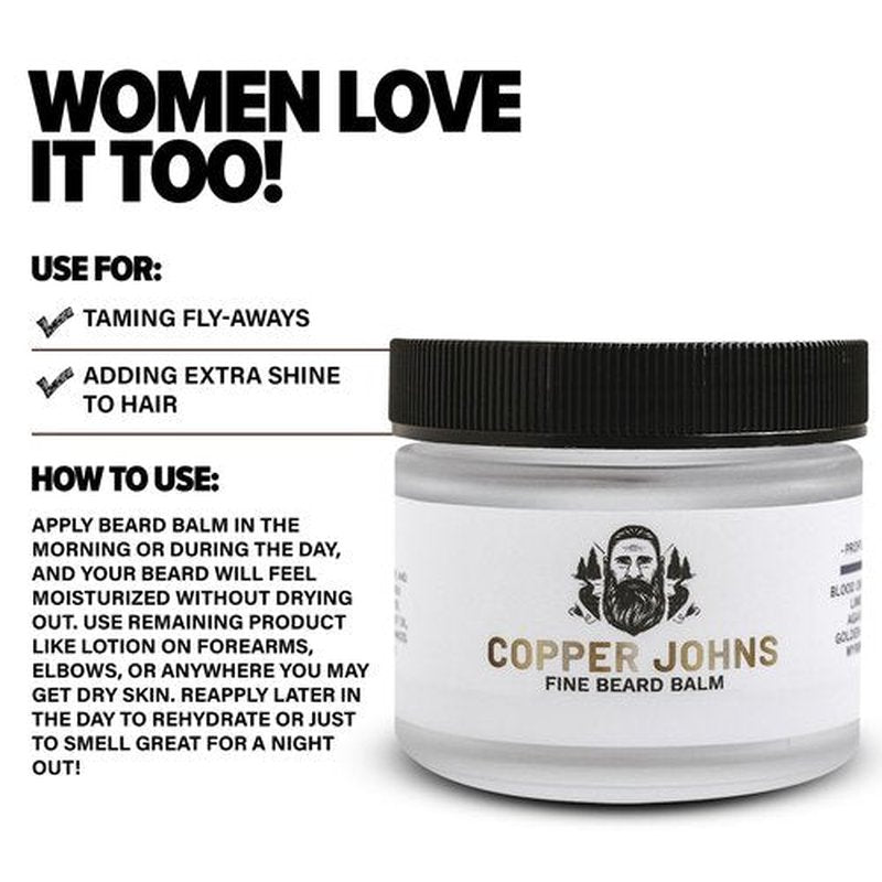 Natural Beard Balm for Men, Medium to Firm Hold & Seals in Moisture with Shea Butter, Jojoba Oil, & Sea Minerals, Sundance-Citrus Cologne Scent, 2 oz