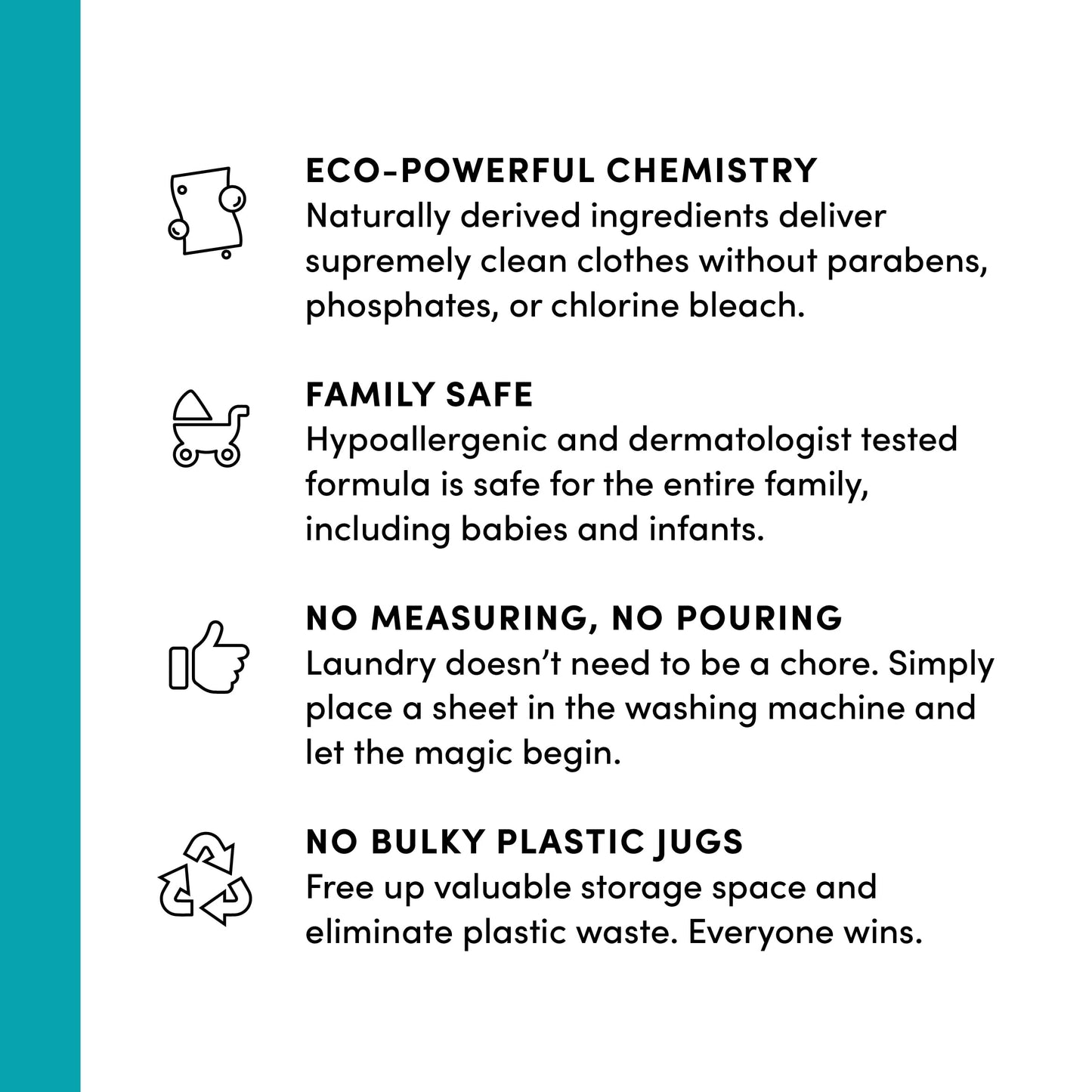 Clean Revolution Laundry Detergent Sheets, 50 Sheets, 100 Loads of Laundry, Fresh Linen, Septic Safe, Dissolves Completely, USA Produced and Inspected