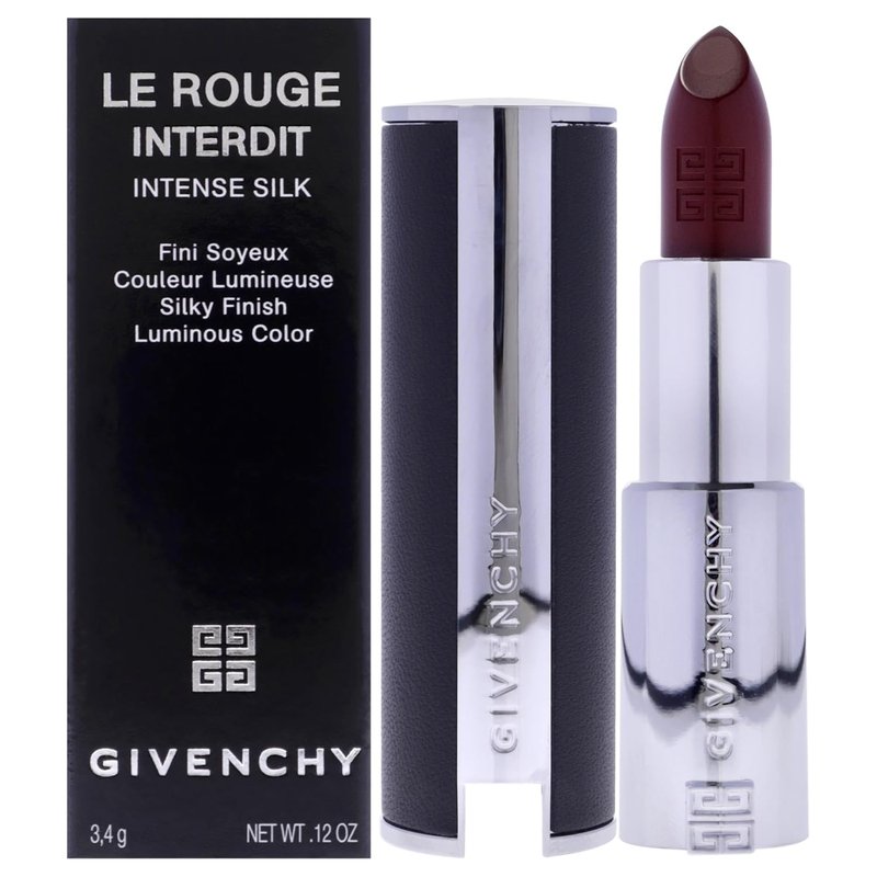 Givenchy Le Rouge Interdit Intense Silk Lipstick - N117 Rouge Erable | 0.11 oz Luxury Lip Color
