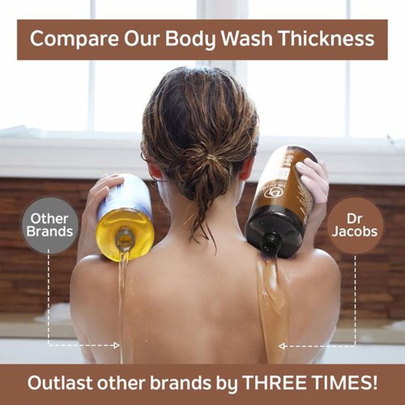 Dr Jacobs Naturals Pure Castile Liquid Soap Body Wash - Great to Put Into a Liquid Soap Dispenser for Bathroom(Sandalwood, 16 Oz (Pack of 2))
