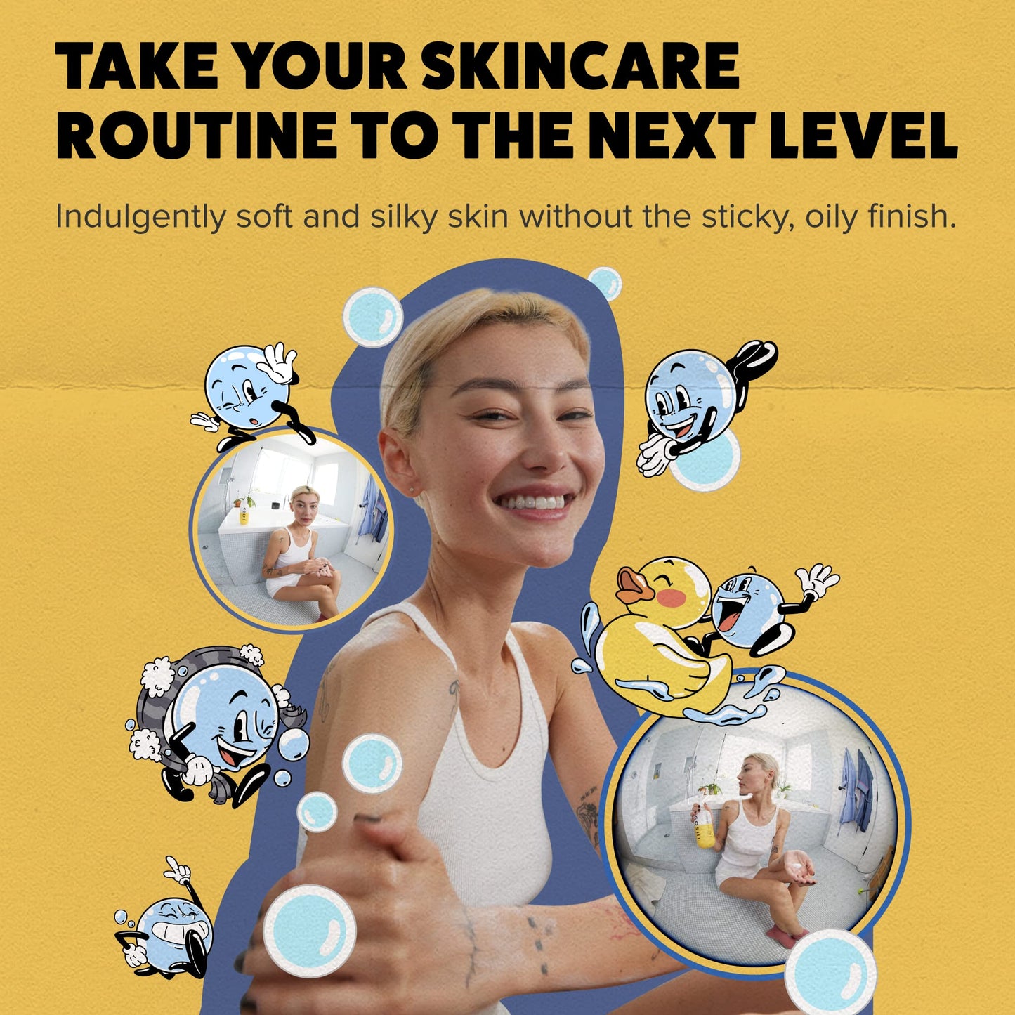 GOSHI Super Vitamin Body Lotion - pH-Balanced Body Moisturizer for Dry Skin, Aging Skin & Biome Support - Concentrated Rice Protein & Shea Butter - Non-Greasy, Silky Finish - 20 oz