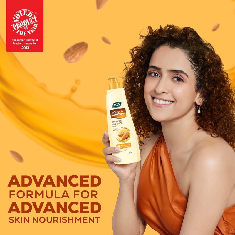 Nourishing Body Lotion with Honey & Almonds - Hydrating 500ml Moisturizer