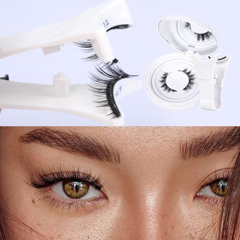 Magnetic Eyelashes Cat Eye Natural Look Wispy Magnetic Lashes without Eyeliner Reusable Short 14MM Magnetic Eyelashes with Applicator No Glue Needed All Day Comfort Lashes with Magnets by JIMIRE